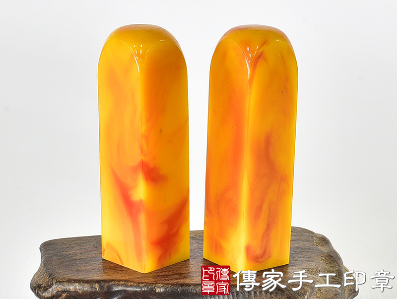 壓克力印章-鳳鳴朝陽系列 (5分方章-直徑1.5公分，高度6公分)