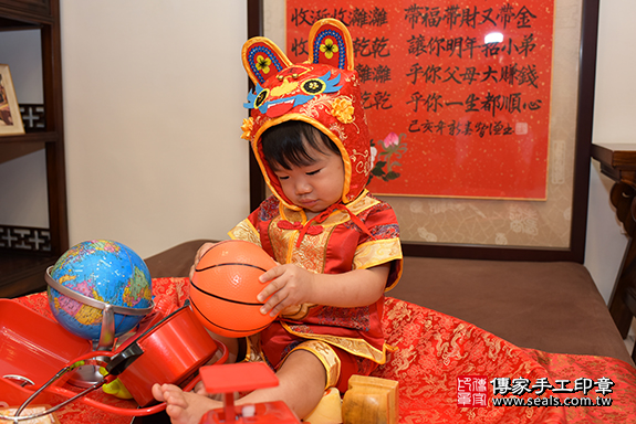 台中市北區林寶寶古禮抓周祝福活動：傳家台中市抓周專業中國風會場照片1