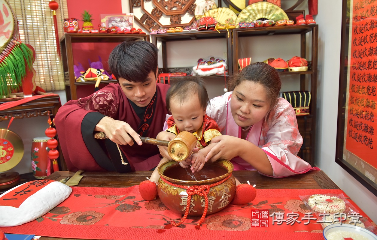 新竹市香山區孫寶寶古禮抓周祝福活動。2020.07.09 照片11