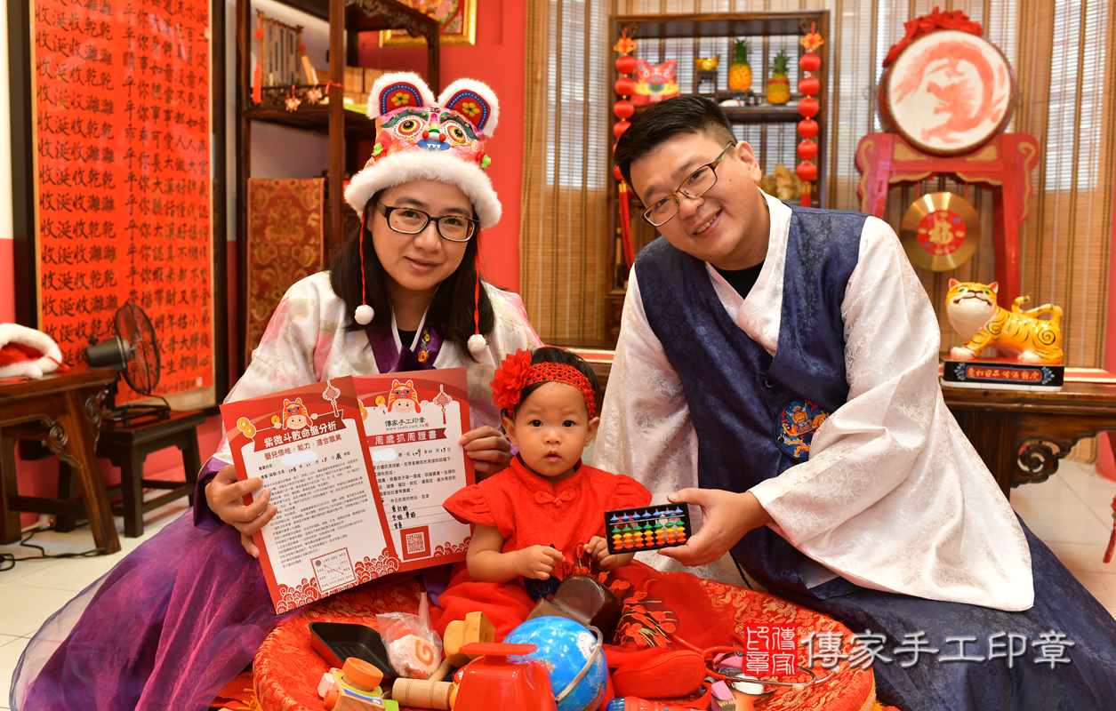 高雄市鳳山區吳寶寶古禮抓周祝福活動。照片2