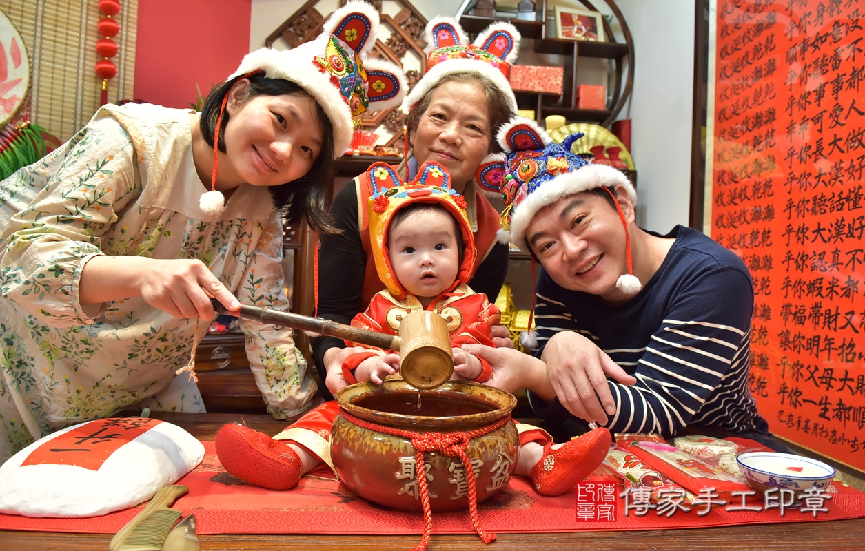 新竹市香山區彭寶寶古禮抓周祝福活動。2020.02.07 照片8