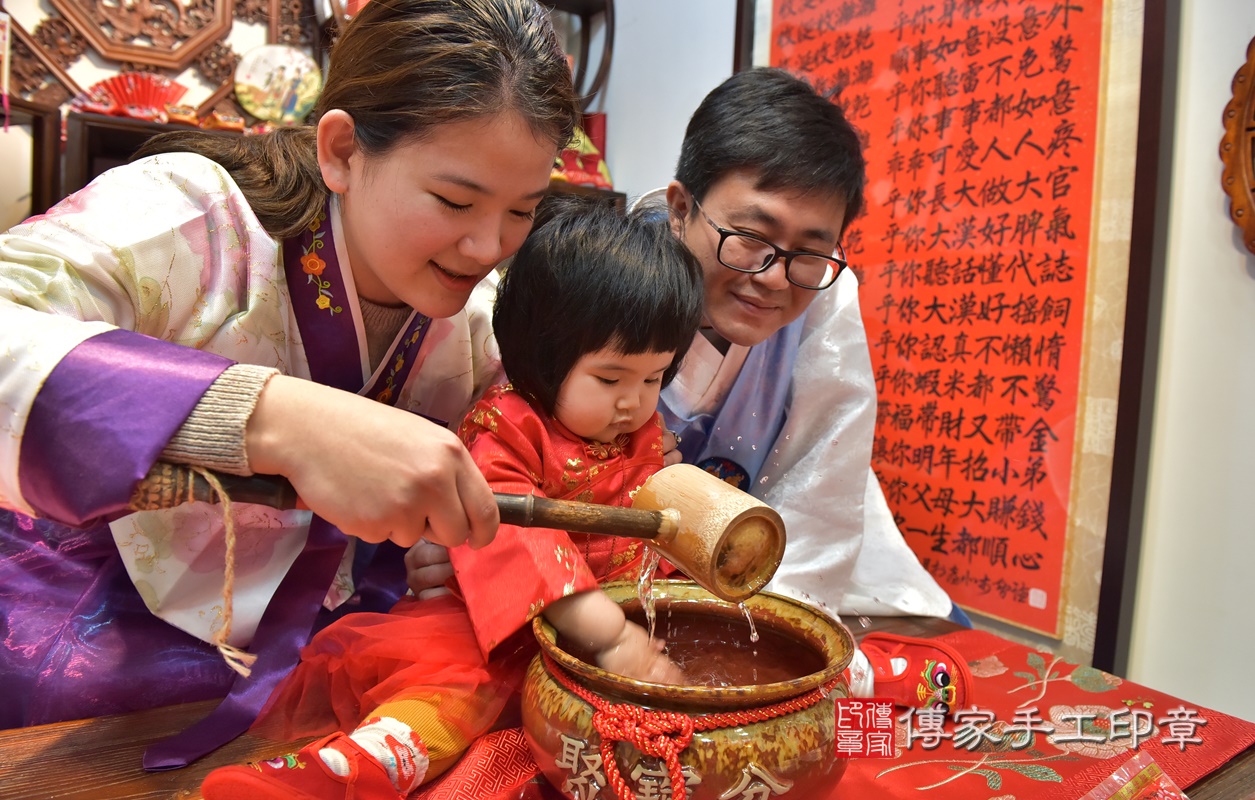 新竹市香山區莊寶寶古禮抓周祝福活動。2020.02.09 照片12