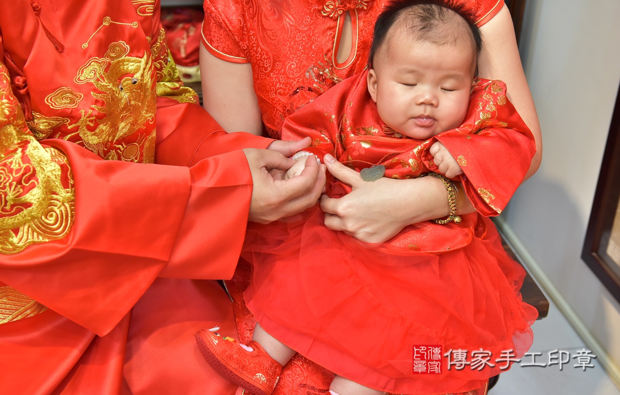 新竹市香山區江寶寶古禮收涎祝福活動。2020.01.13 照片10