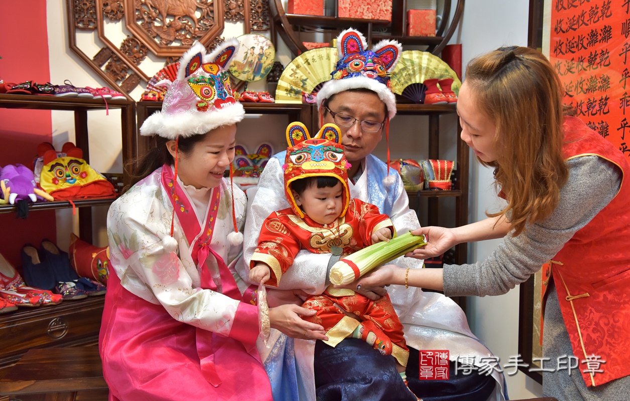 新竹市香山區曾寶寶古禮抓周祝福活動。2020.01.07 照片33