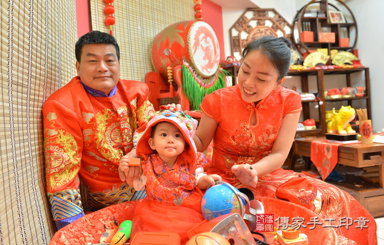 新竹市香山區翁寶寶古禮抓周祝福活動。2020.01.11 照片2