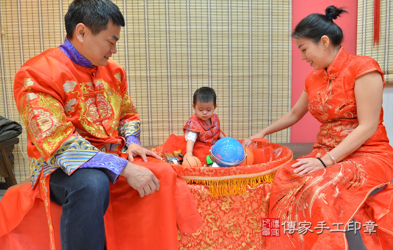 新竹市香山區翁寶寶古禮抓周祝福活動。2020.01.11 照片43