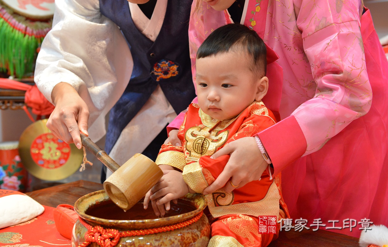 新竹市香山區聶寶寶古禮抓周祝福活動。2020.01.12 照片8