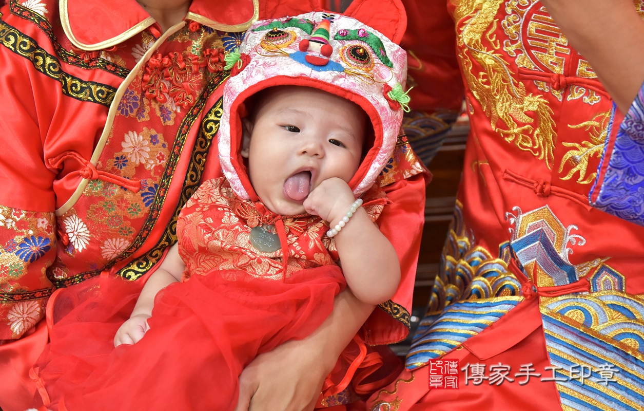 新竹市香山區王寶寶古禮收涎祝福活動。2020.10.07 照片8