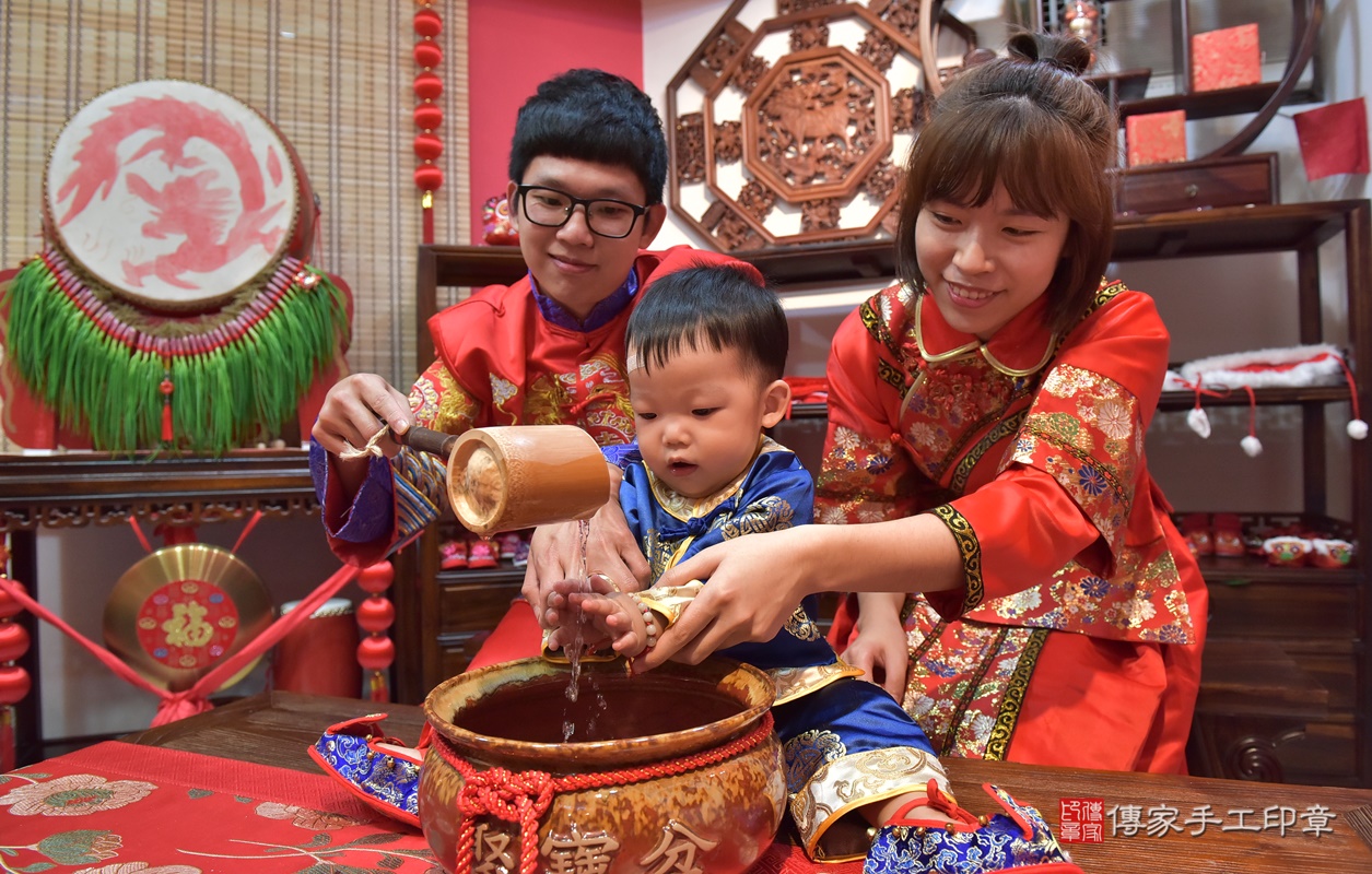 新竹市香山區孫寶寶古禮抓周祝福活動。2020.12.13 照片11