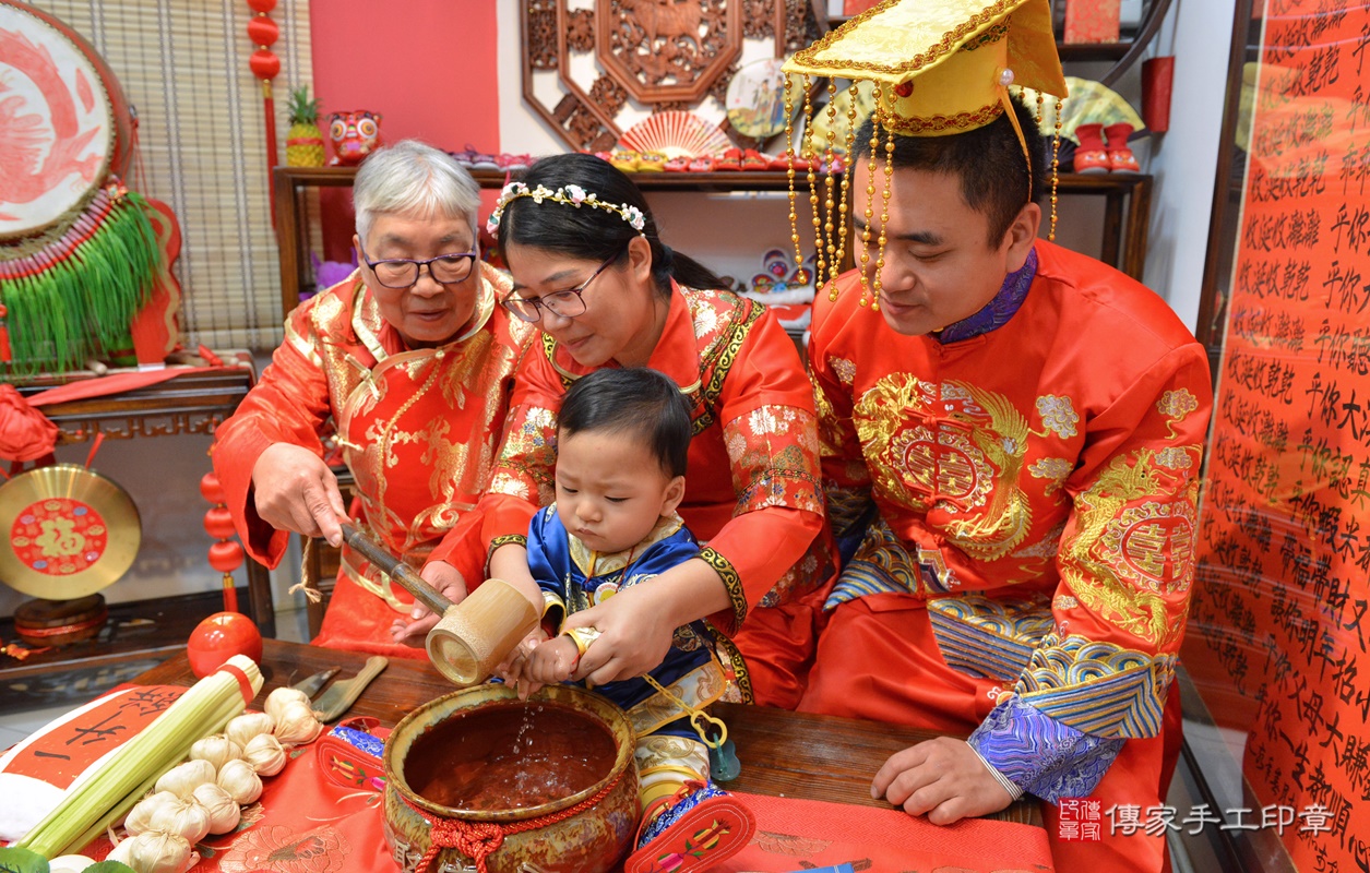 新竹市香山區黃寶寶古禮抓周祝福活動。2020.01.01 照片12