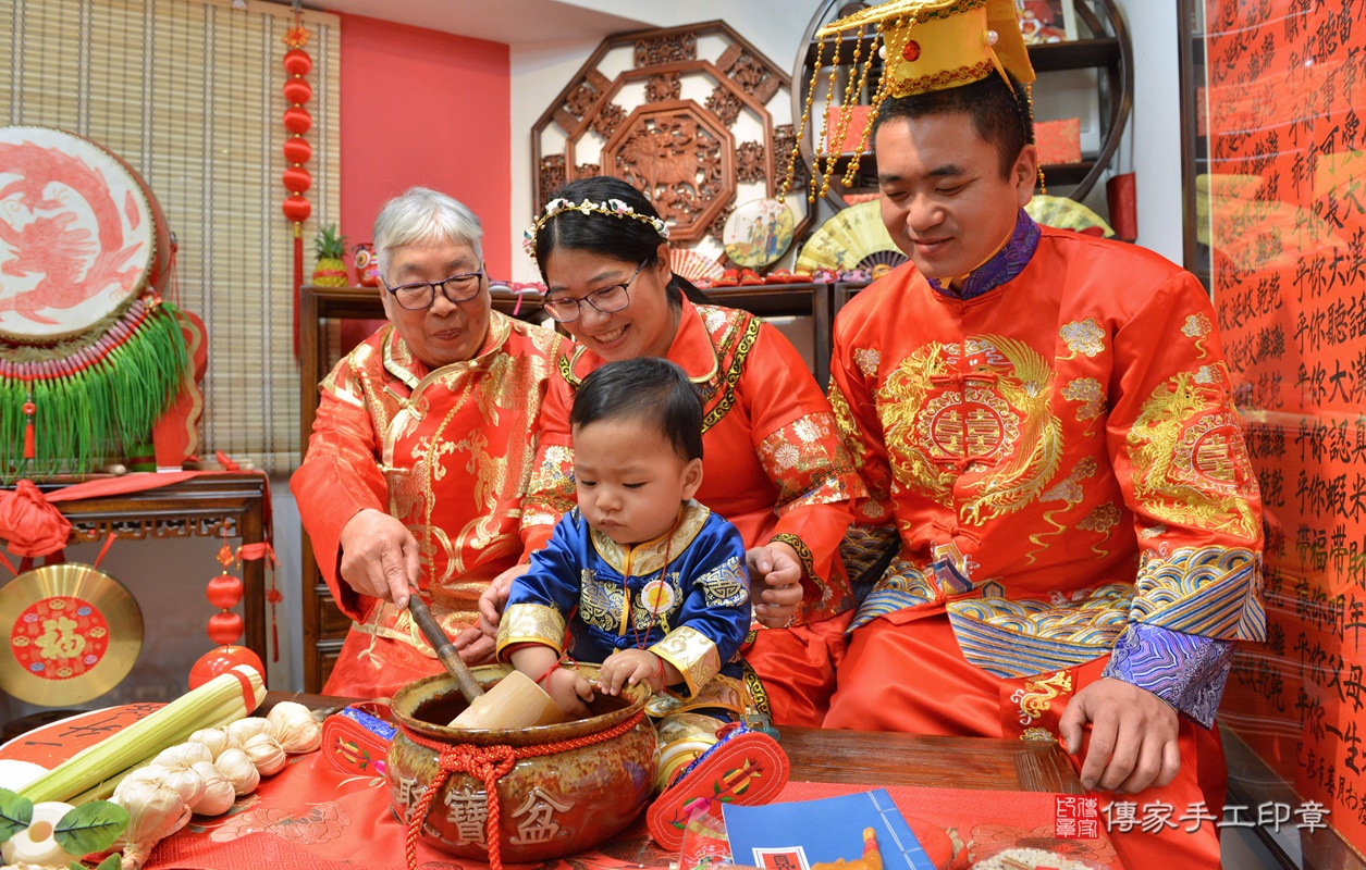 新竹市香山區黃寶寶古禮抓周祝福活動。2020.01.01 照片13