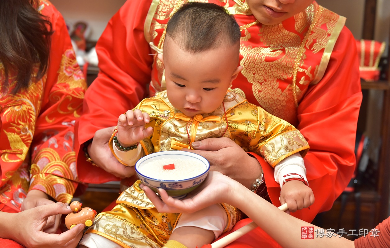 新竹市香山區彭寶寶古禮抓周祝福活動。2020.01.04 照片23