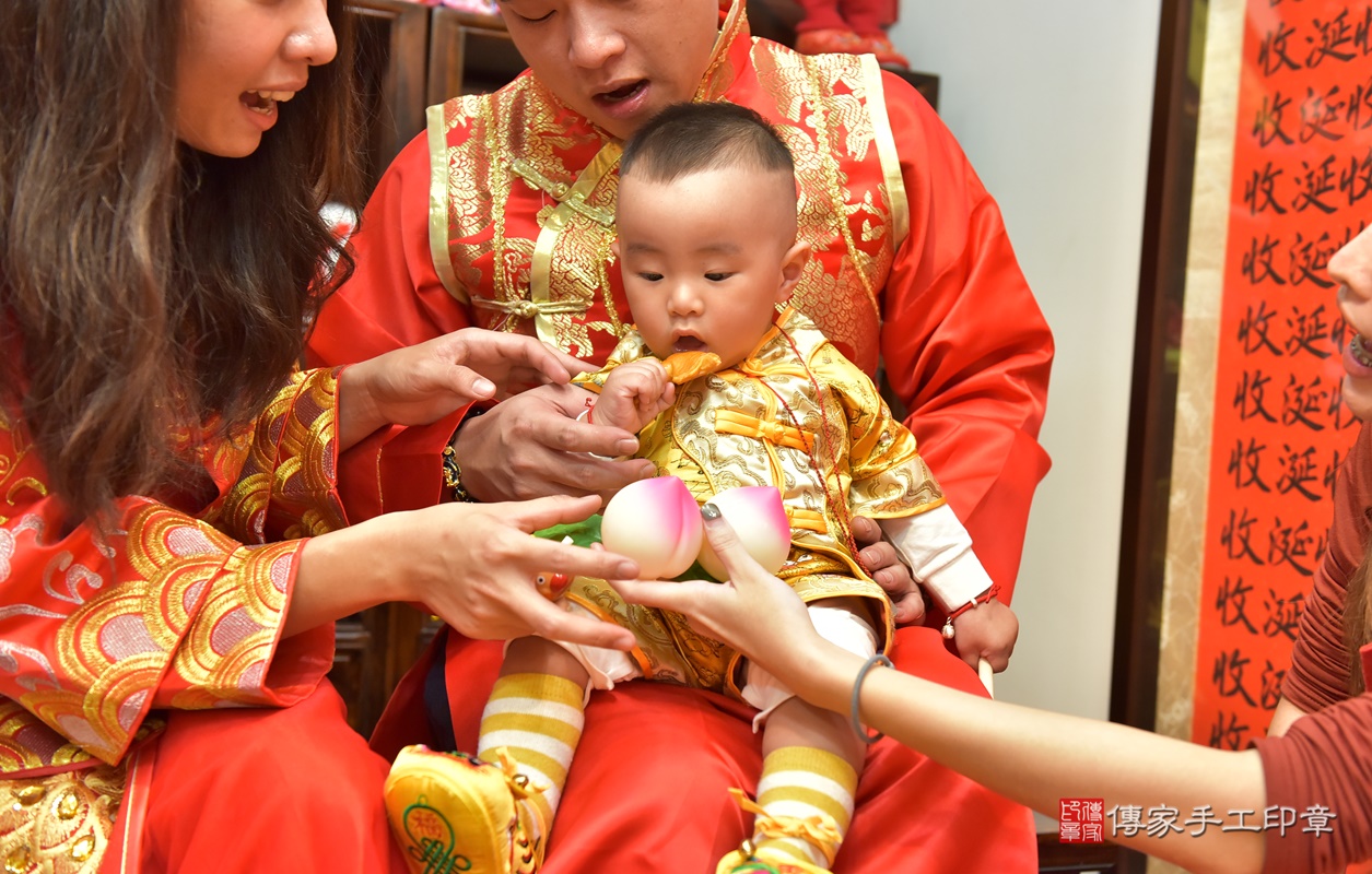 新竹市香山區彭寶寶古禮抓周祝福活動。2020.01.04 照片33