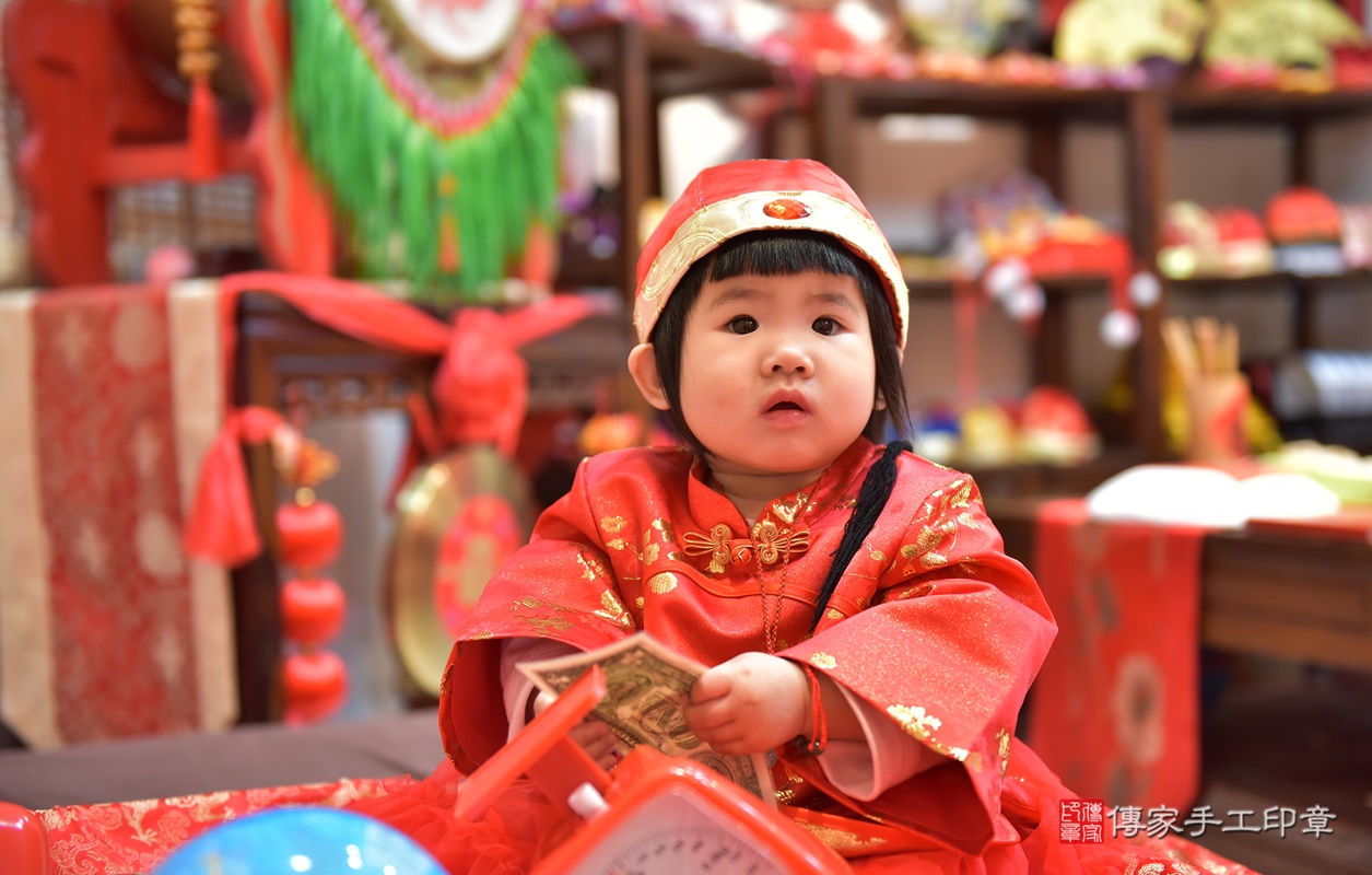 新竹市香山區呂寶寶古禮抓周祝福活動。2020.03.29 照片1