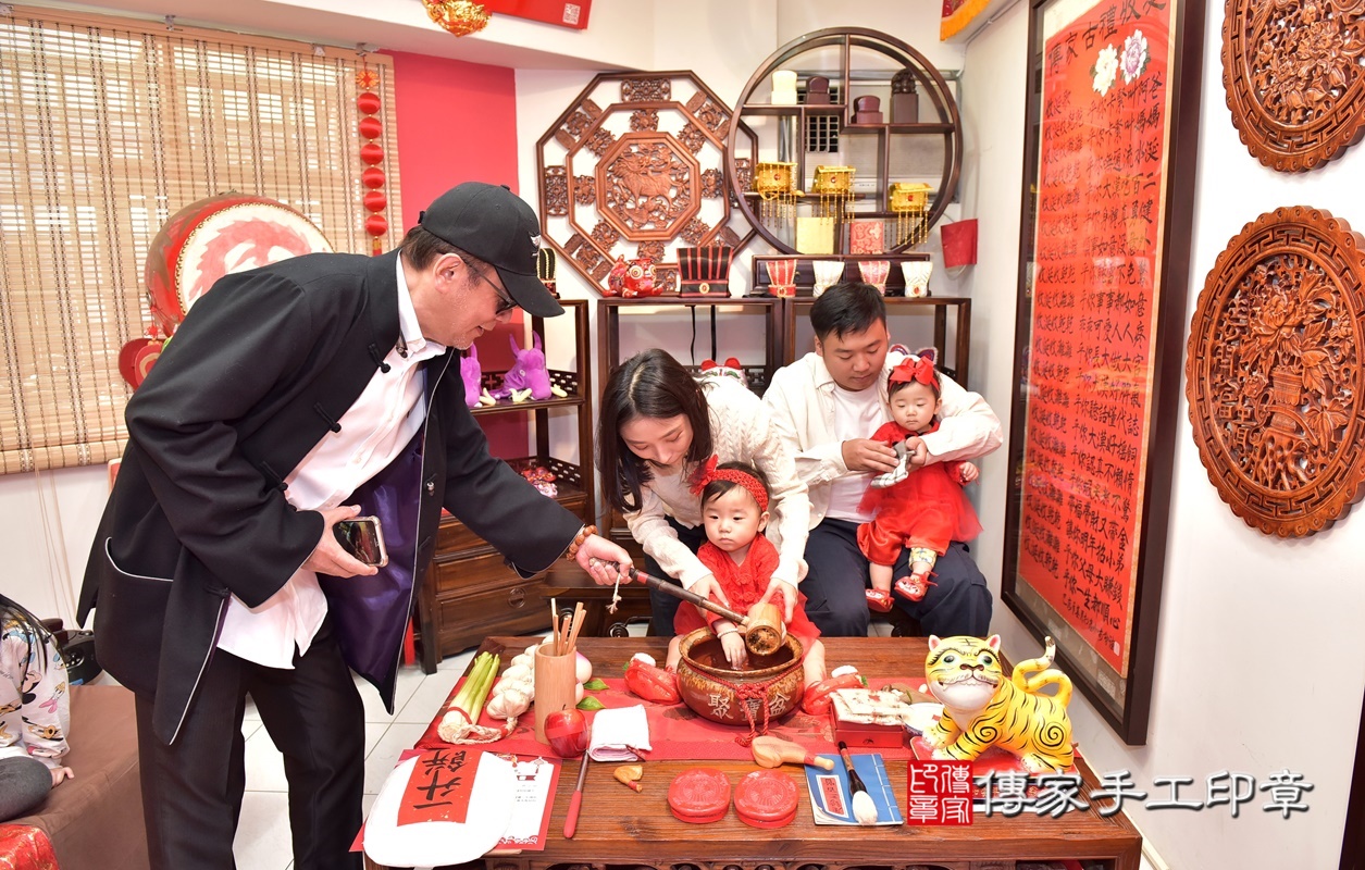 新竹市香山區黃寶寶古禮抓周祝福活動。2021.02.07 照片20