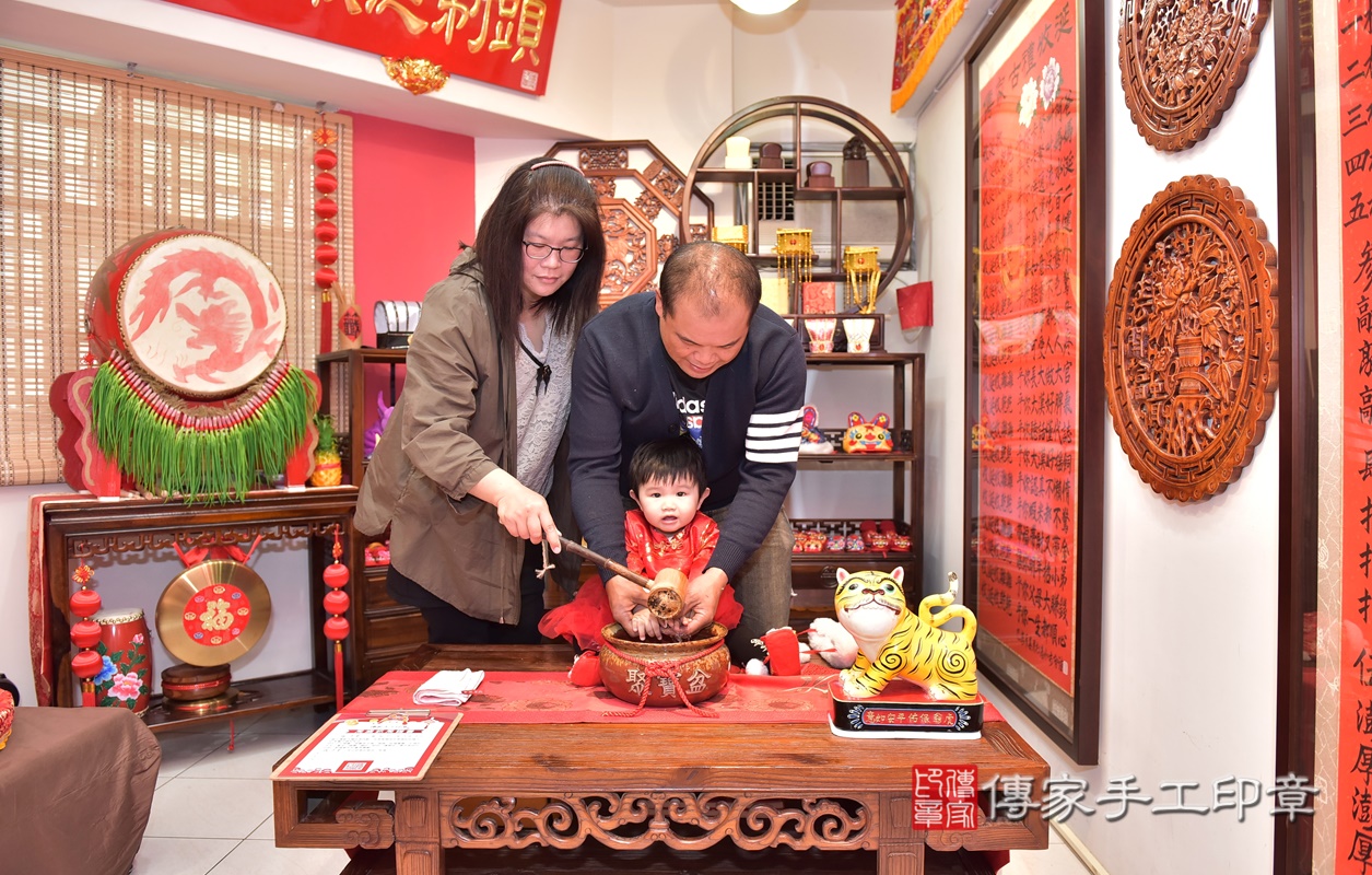 新竹市香山區羅寶寶古禮抓周祝福活動。2021.03.09 照片12