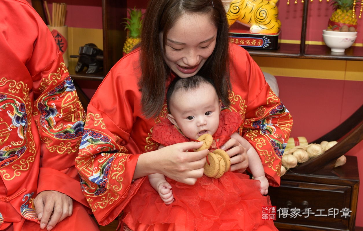 桃園市八德區陳寶寶古禮收涎祝福活動。2021.12.23 照片17