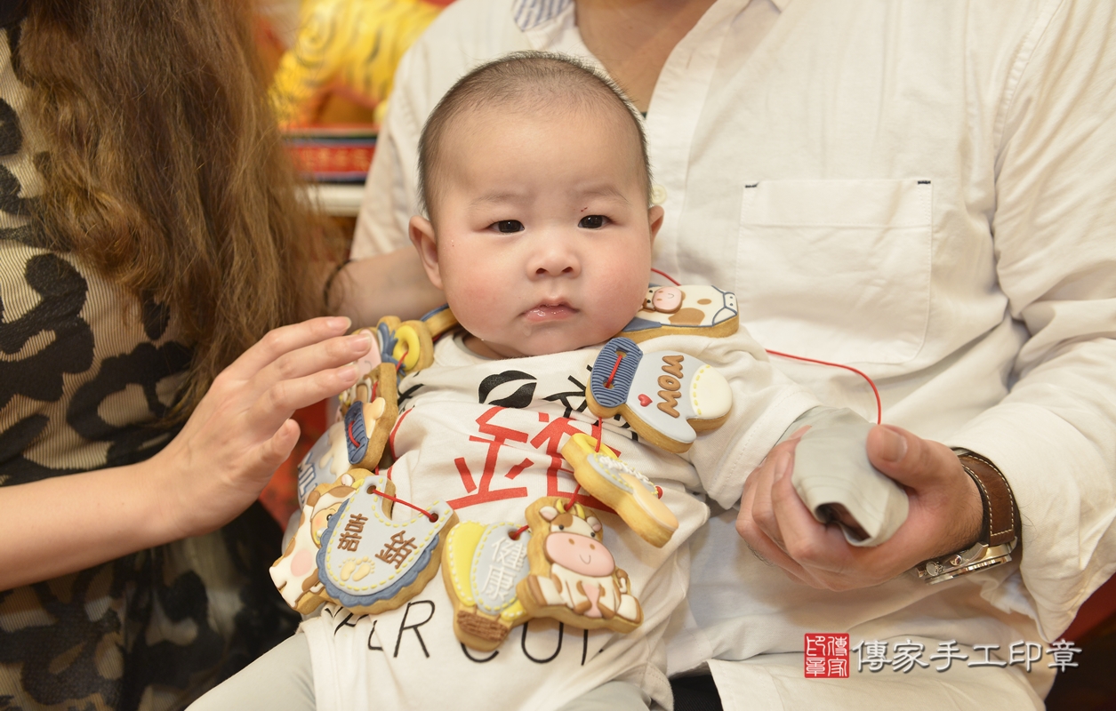 新北市永和區賴寶寶古禮收涎祝福活動。202.01.17 照片9