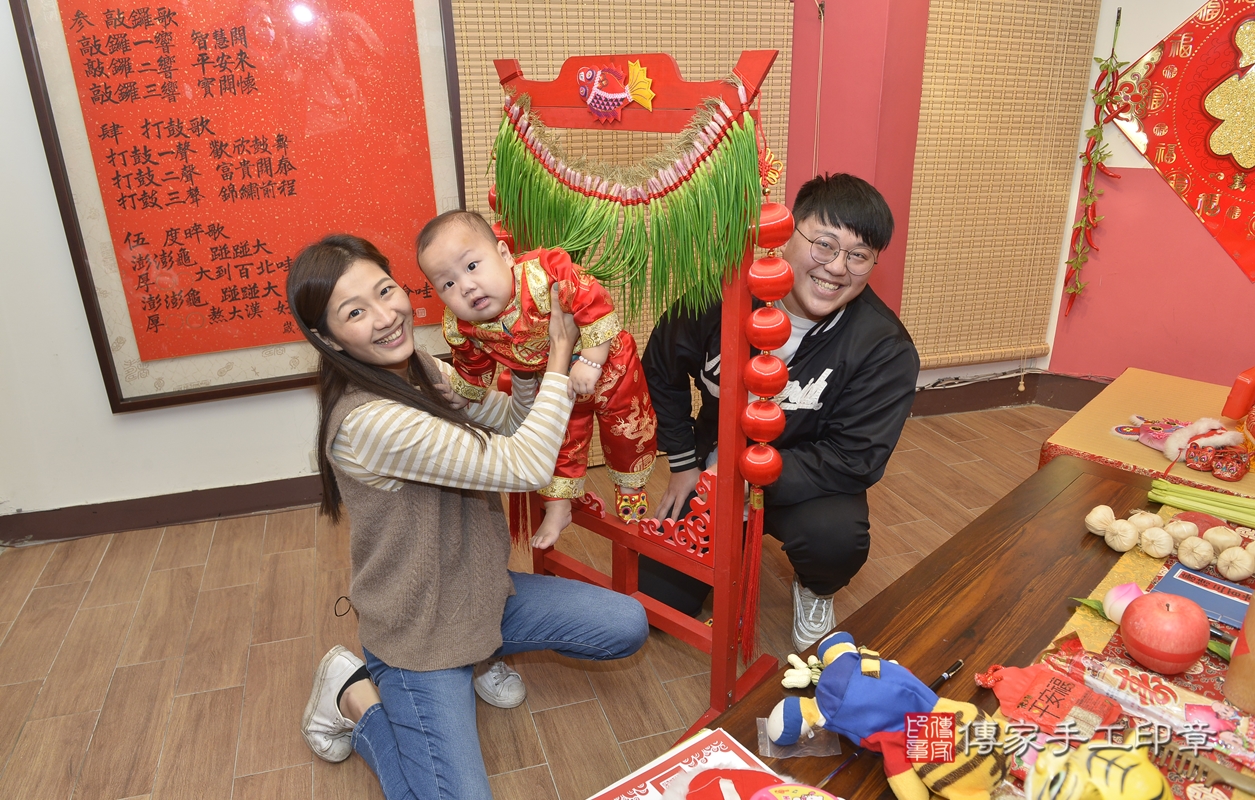 新北市永和區蔡寶寶古禮抓周祝福活動。2022.01.08 照片36