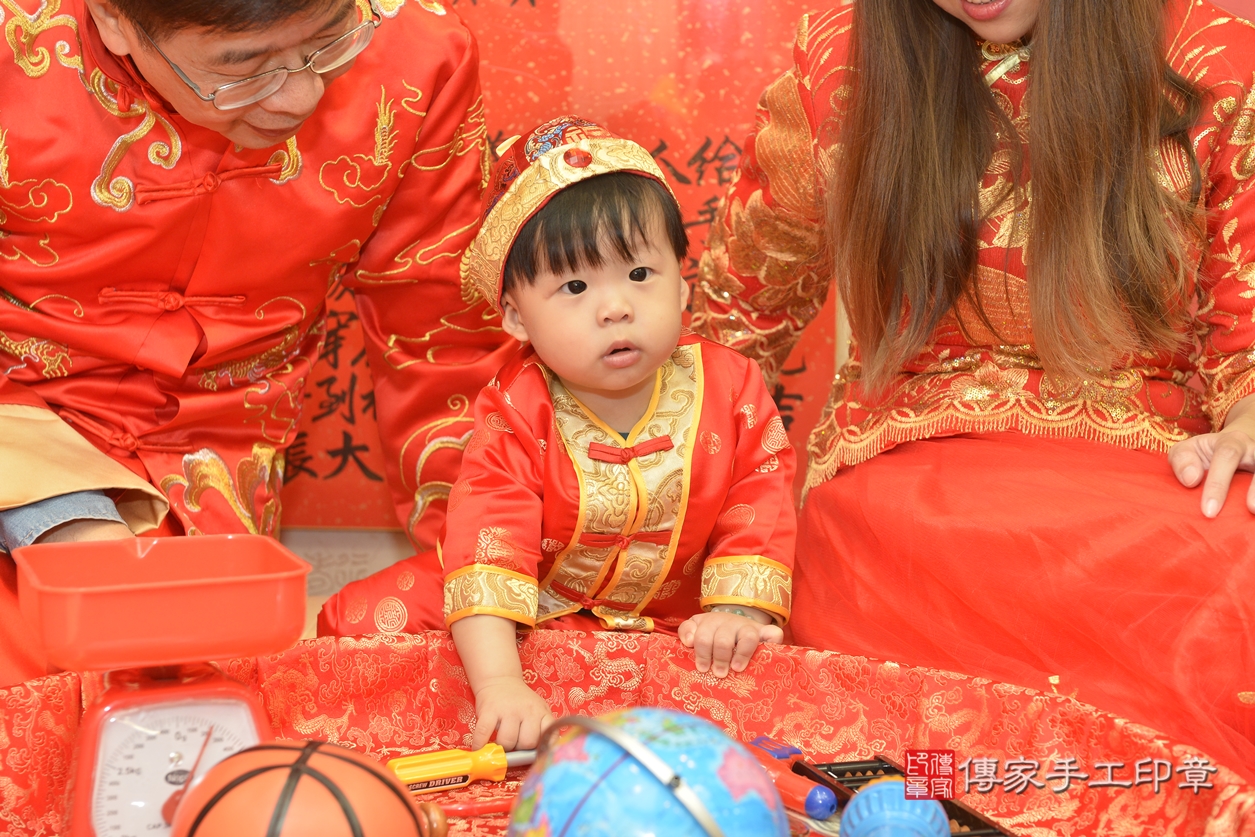 新北市永和區翁寶寶古禮抓周祝福活動。2022.01.22 照片8