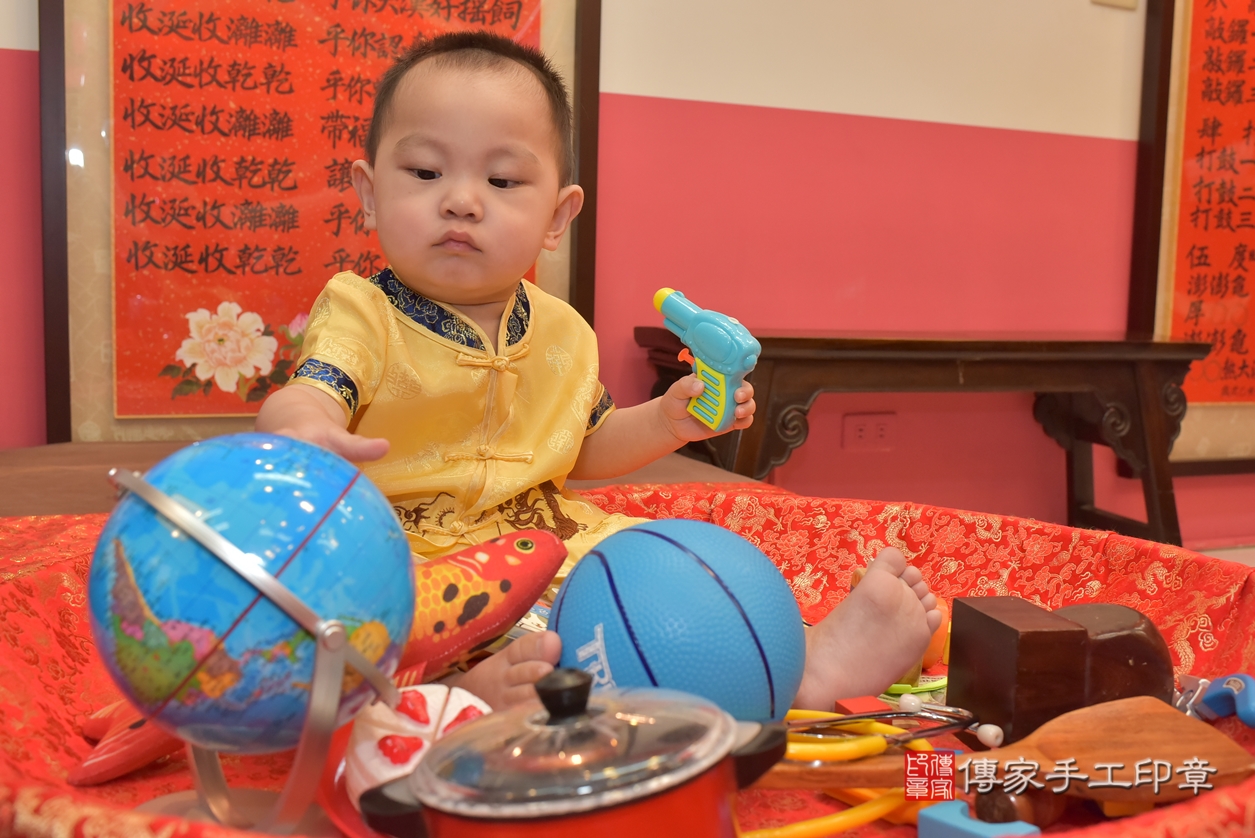 台中市北區陳寶寶古禮抓周祝福活動。2022.02.17 照片3