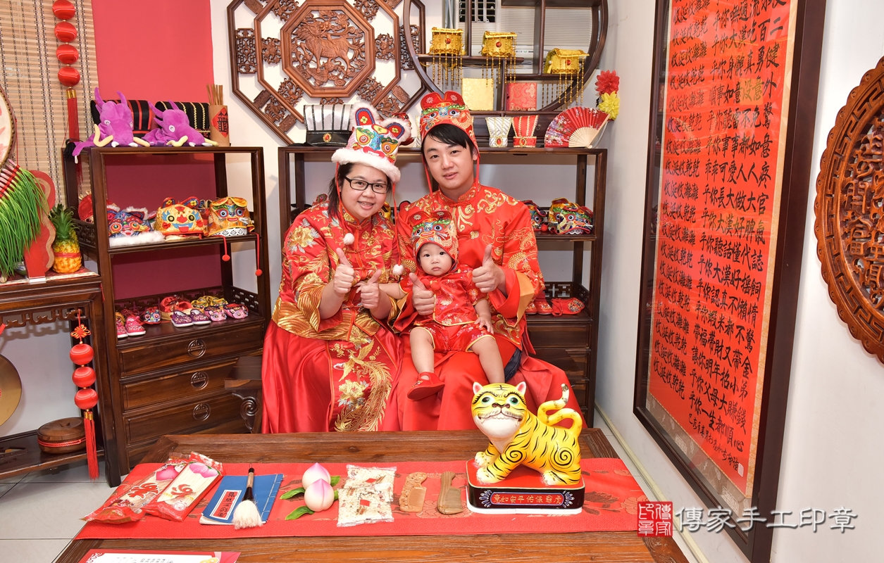 新竹市香山區陳寶寶古禮抓周祝福活動。2022.01.07 照片5