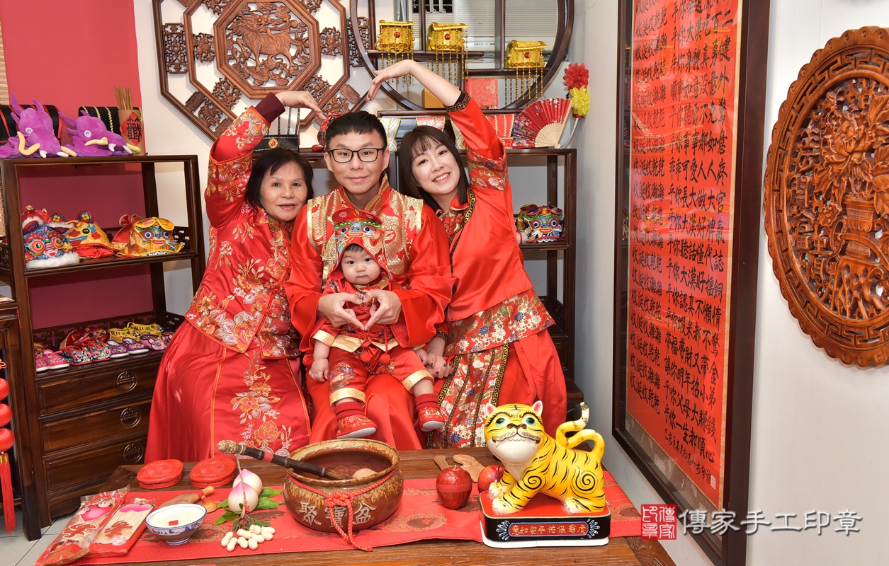 新竹市香山區黃寶寶古禮抓周祝福活動。2022.01.18 照片21