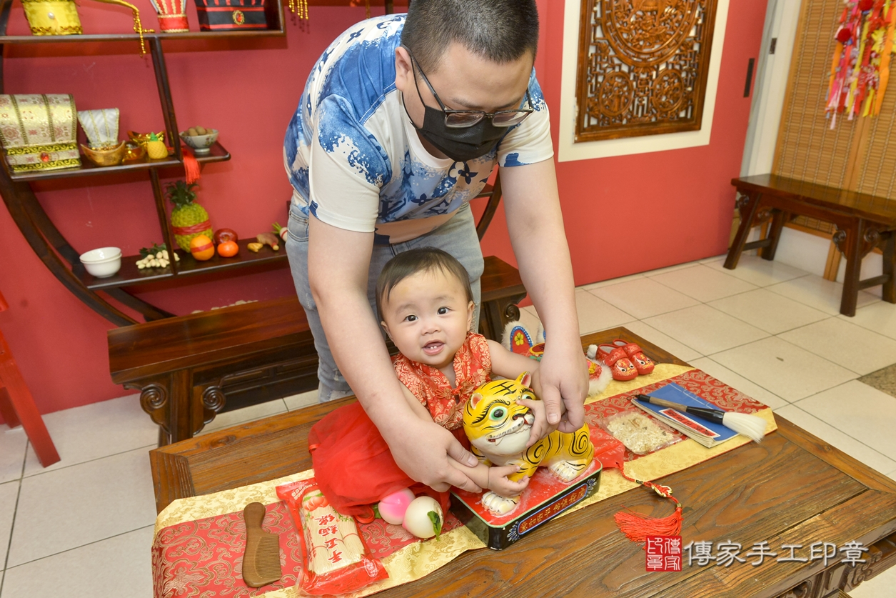 台中市北區陳寶寶古禮抓周祝福活動。2022.05.19 照片7