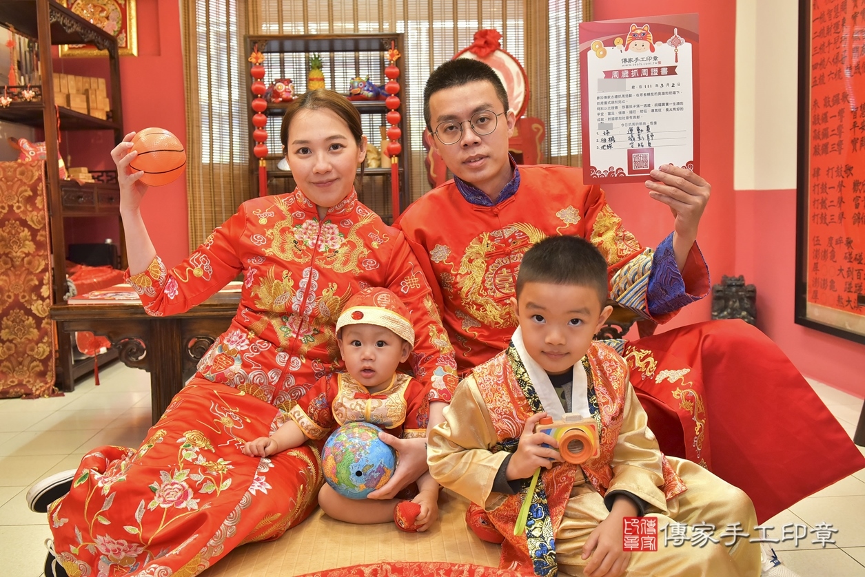 高雄市鳳山區方寶寶古禮抓周祝福活動。2022.03.02 照片5