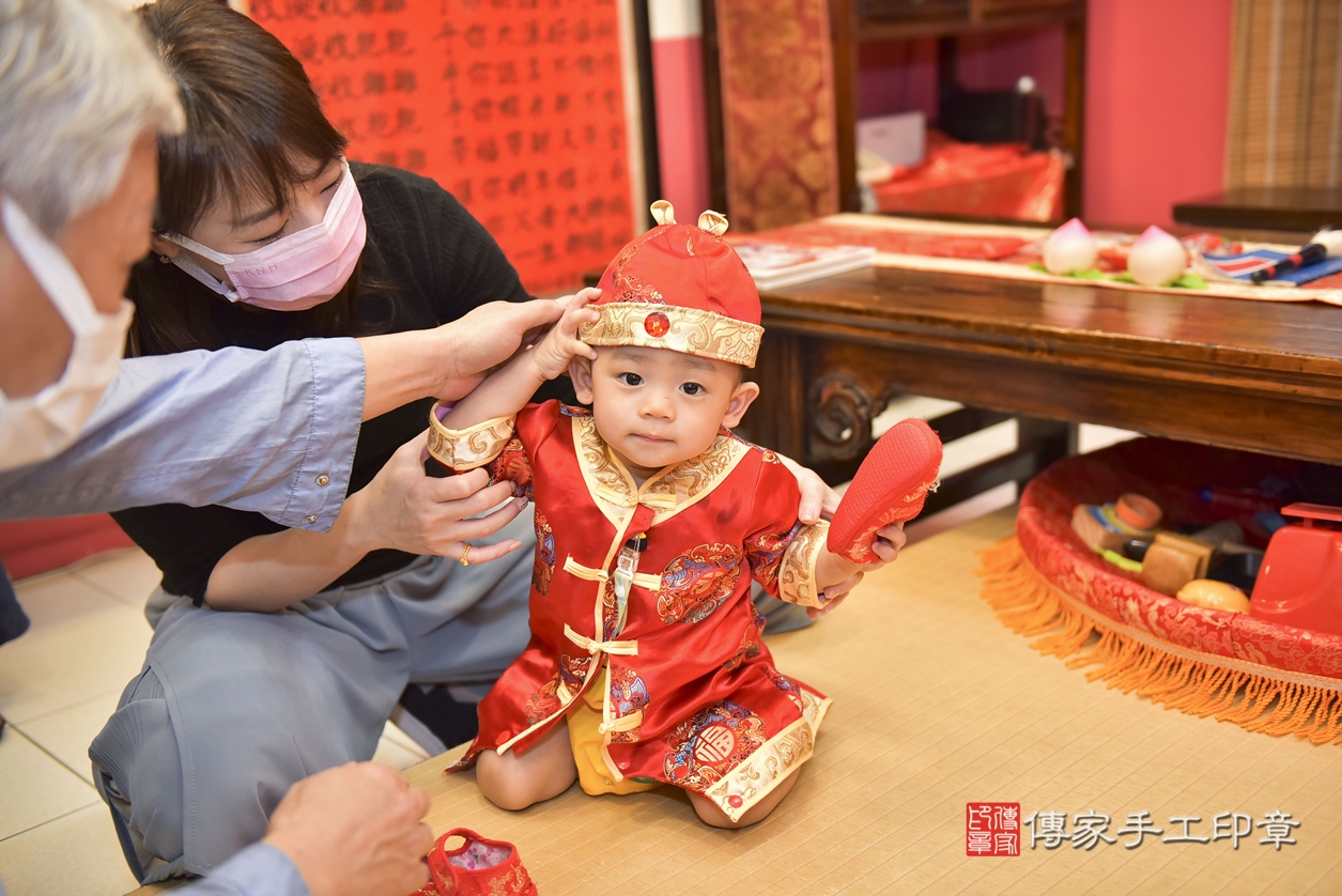 高雄市鳳山區王寶寶古禮抓周祝福活動。2022.03.15 照片6