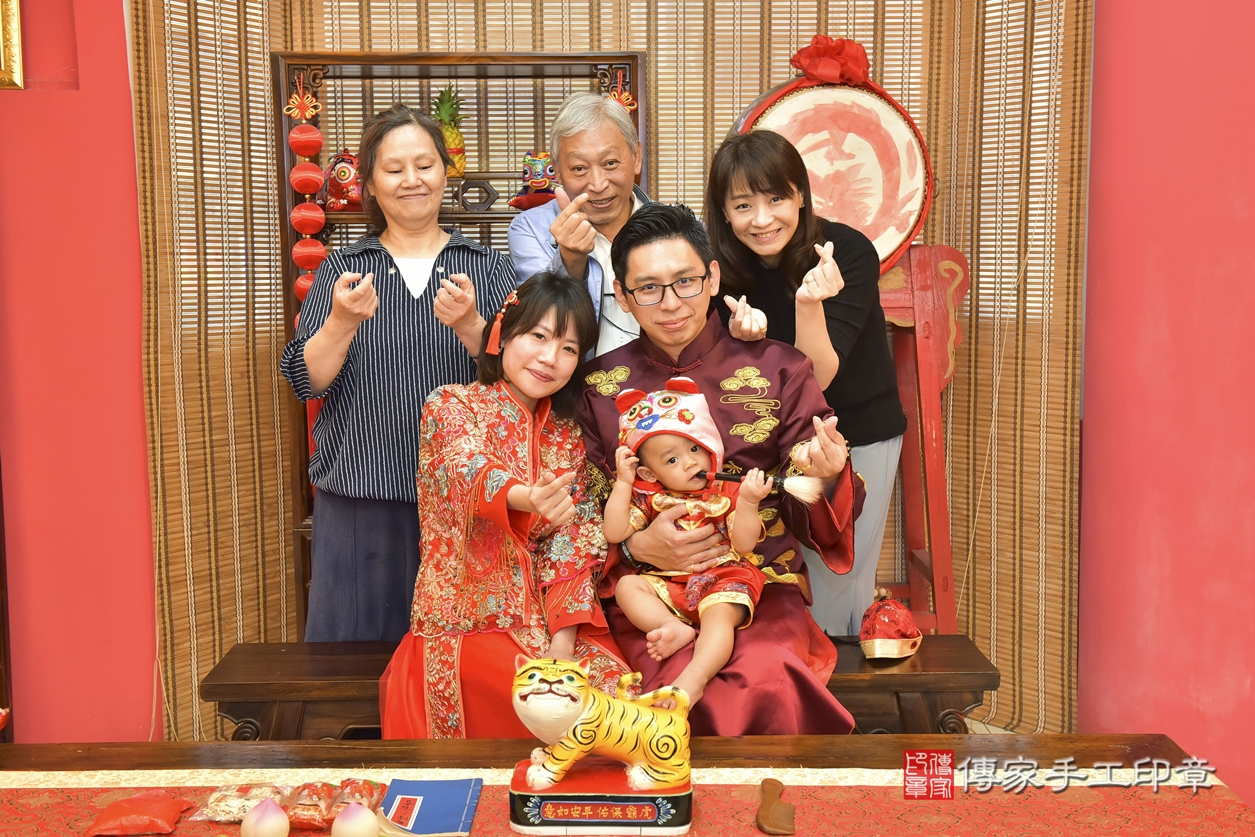 高雄市鳳山區王寶寶古禮抓周祝福活動。2022.03.15 照片17