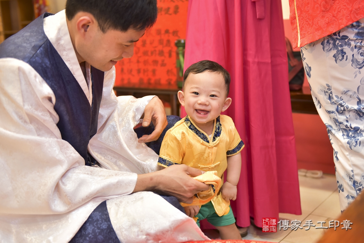 高雄市鳳山區王寶寶古禮抓周祝福活動。2022.03.26 照片6