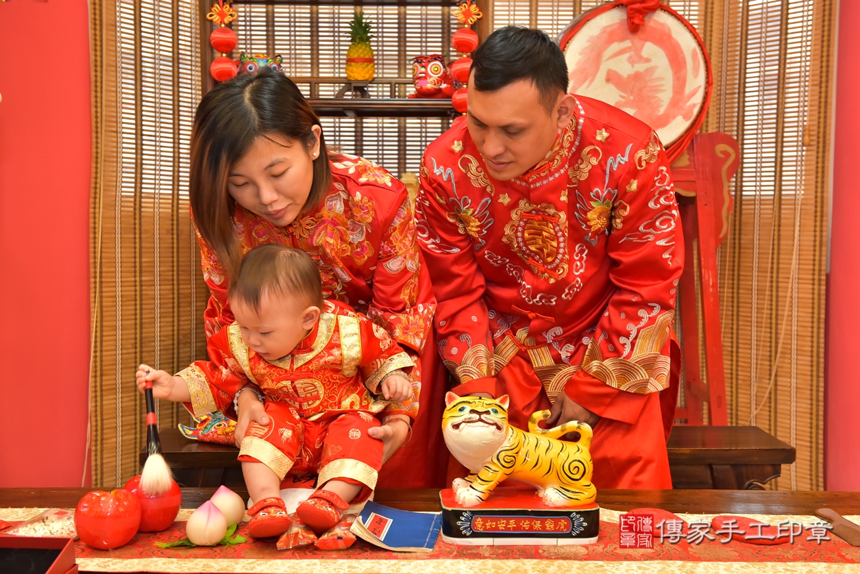 高雄市鳳山區林寶寶古禮抓周祝福活動。2022.04.17 照片18