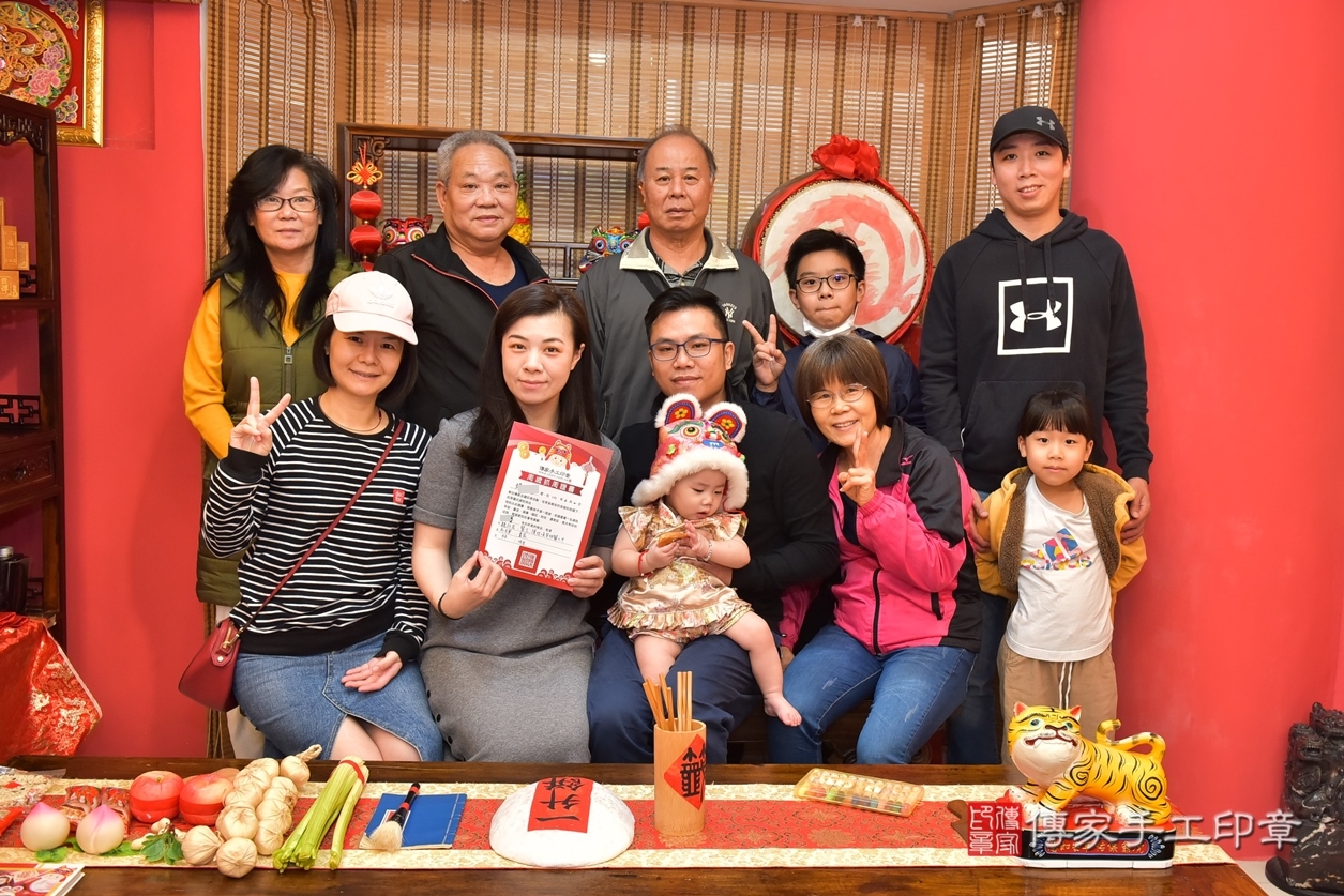 高雄市鳳山區張寶寶古禮抓周祝福活動。2022.04.02 照片19