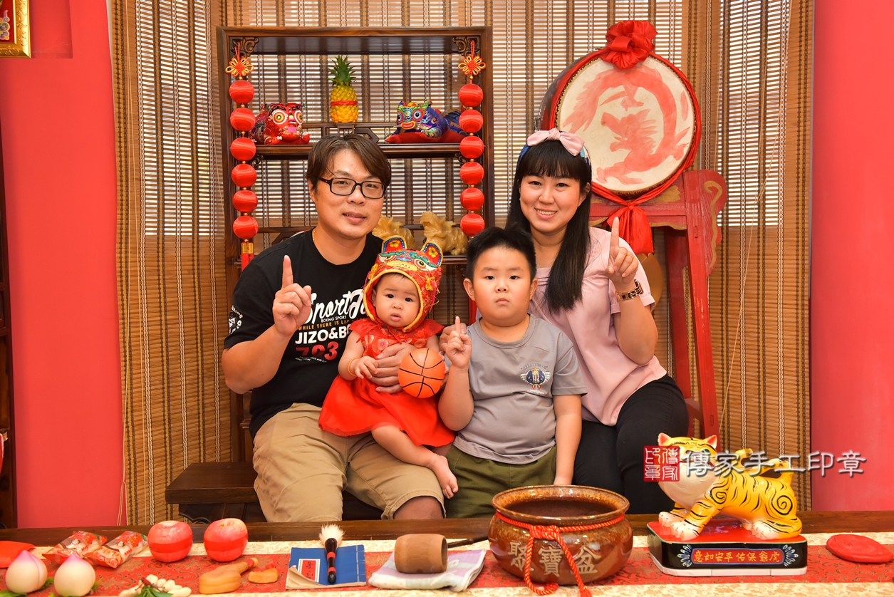 高雄市鳳山區郭寶寶古禮抓周祝福活動。2022.03.10 照片10