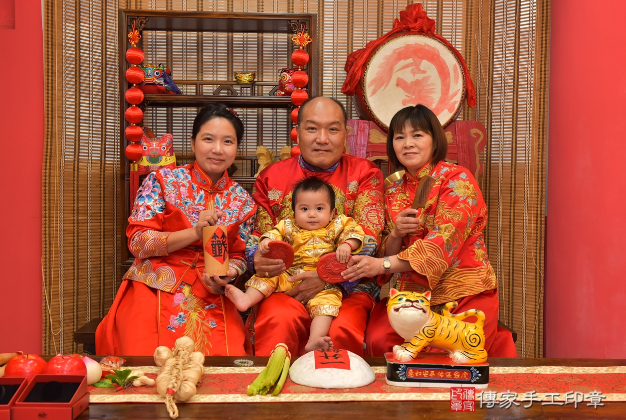 高雄市鳳山區靳寶寶古禮抓周祝福活動。2022.06.13 照片11