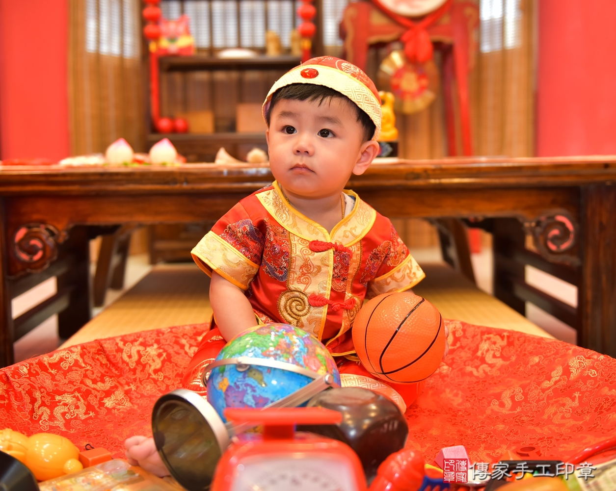 高雄市鳳山區鍾寶寶古禮抓周祝福活動。2022.04.19 照片1