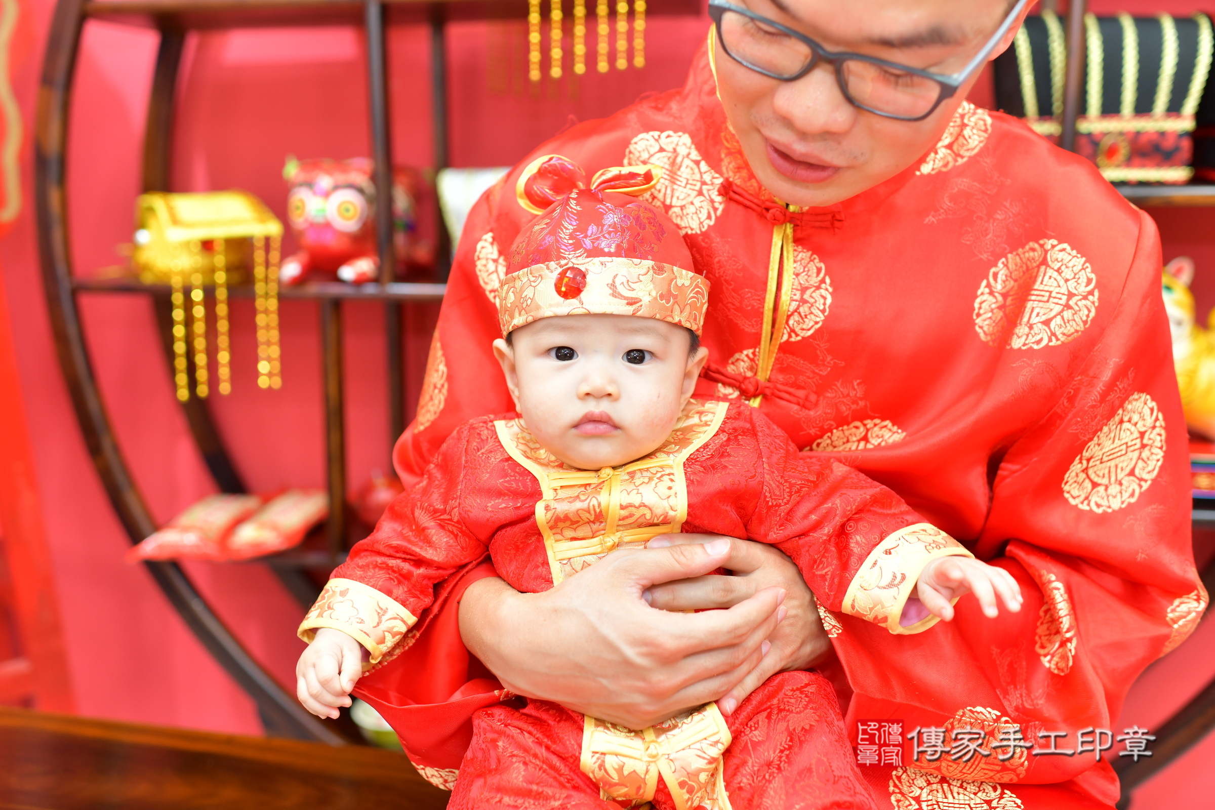 台中市北區小杰寶寶收涎推薦：傳家台中店收涎中國風會場，嬰兒古禮收涎收口水流程儀式、收涎吉祥話、收涎餅乾、收涎拍照。收涎證書。2024.9.29，照片8