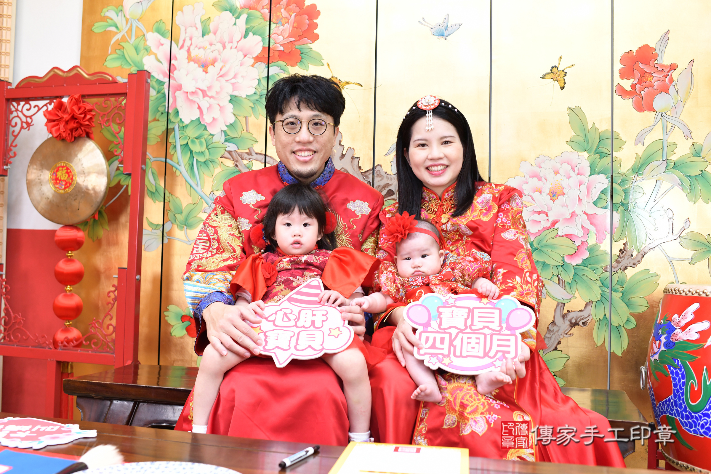 台北市大同區桐桐寶寶收涎推薦：傳家台北店收涎中國風會場，嬰兒古禮收涎收口水流程儀式、收涎吉祥話、收涎餅乾、收涎拍照。收涎證書。2024.12.15，照片1