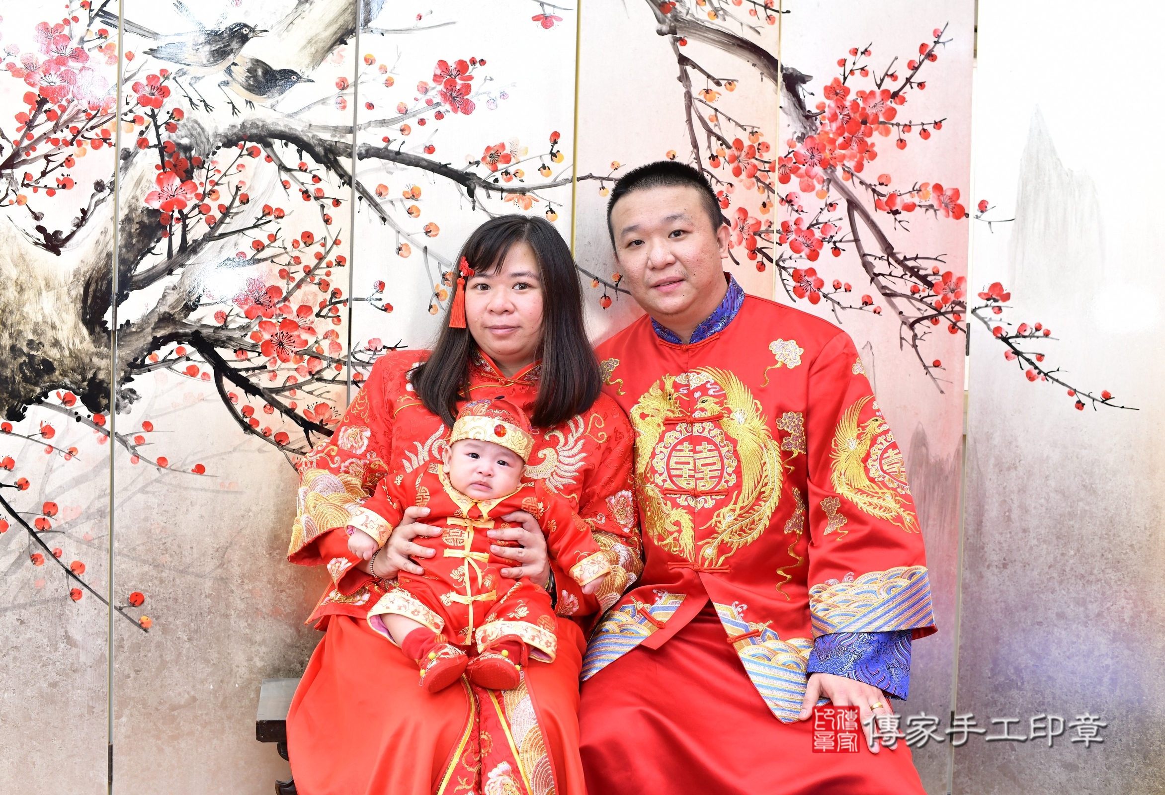 新北市永和區昊昊寶寶收涎推薦：傳家新北店收涎中國風會場，嬰兒古禮收涎收口水流程儀式、收涎吉祥話、收涎餅乾、收涎拍照。收涎證書。2025.1.12，照片1