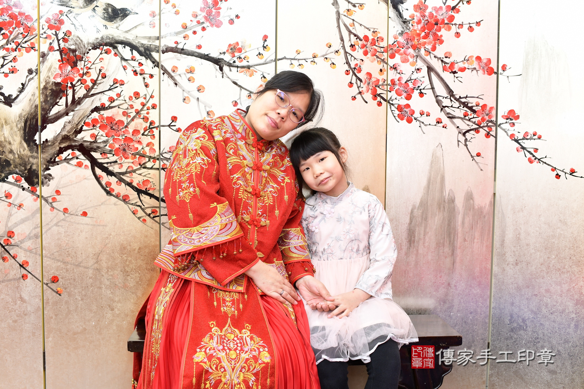 新北市永和區恬恬寶寶收涎推薦：傳家新北店收涎中國風會場，嬰兒古禮收涎收口水流程儀式、收涎吉祥話、收涎餅乾、收涎拍照。收涎證書。2025.1.26，照片3