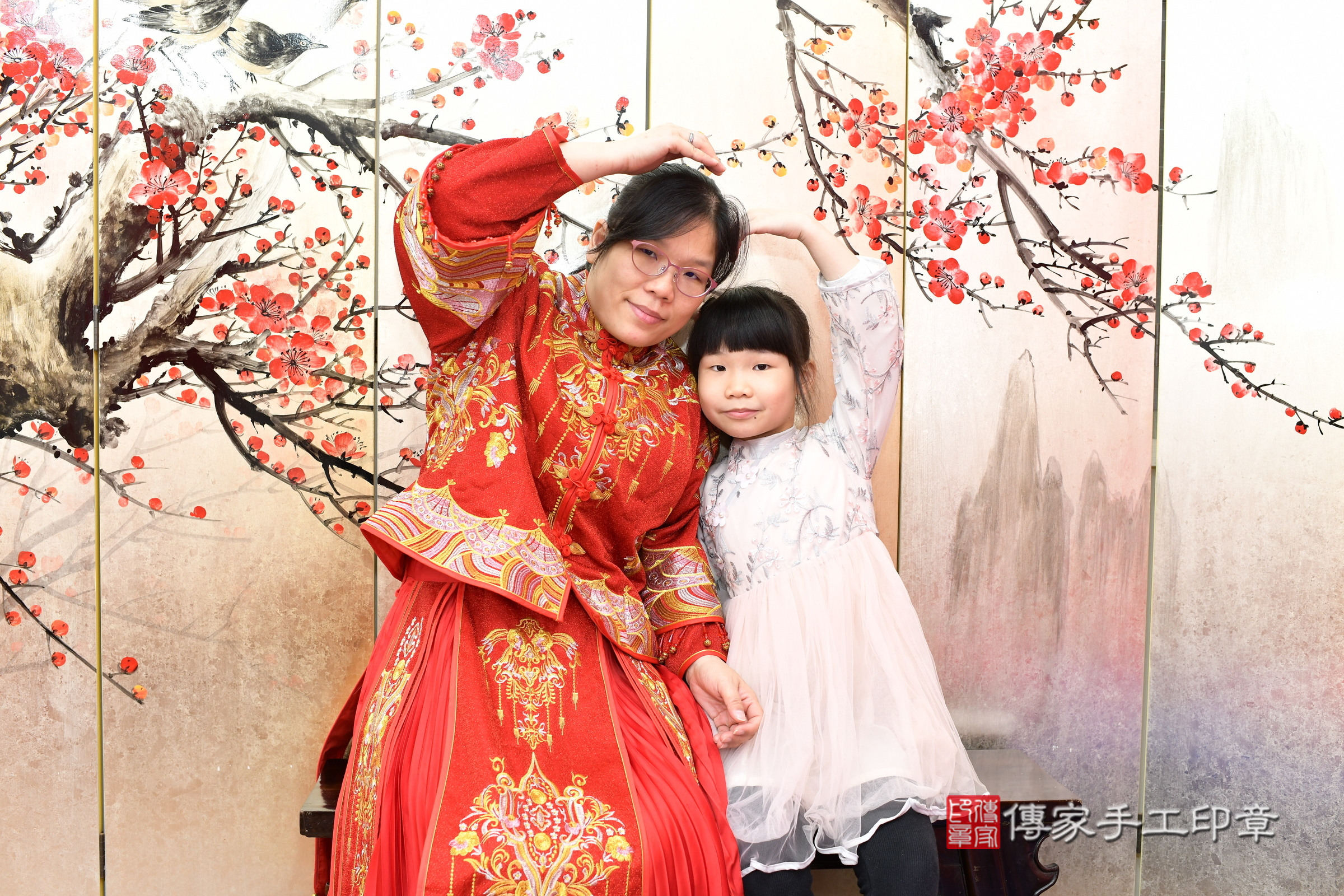 新北市永和區恬恬寶寶收涎推薦：傳家新北店收涎中國風會場，嬰兒古禮收涎收口水流程儀式、收涎吉祥話、收涎餅乾、收涎拍照。收涎證書。2025.1.26，照片4