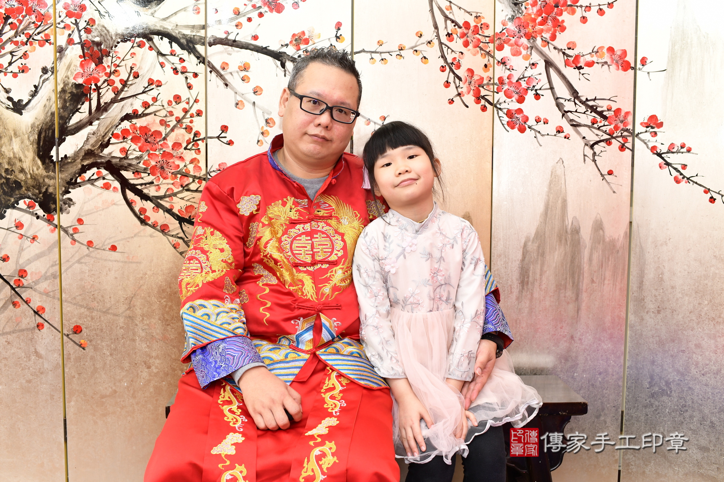 新北市永和區恬恬寶寶收涎推薦：傳家新北店收涎中國風會場，嬰兒古禮收涎收口水流程儀式、收涎吉祥話、收涎餅乾、收涎拍照。收涎證書。2025.1.26，照片2