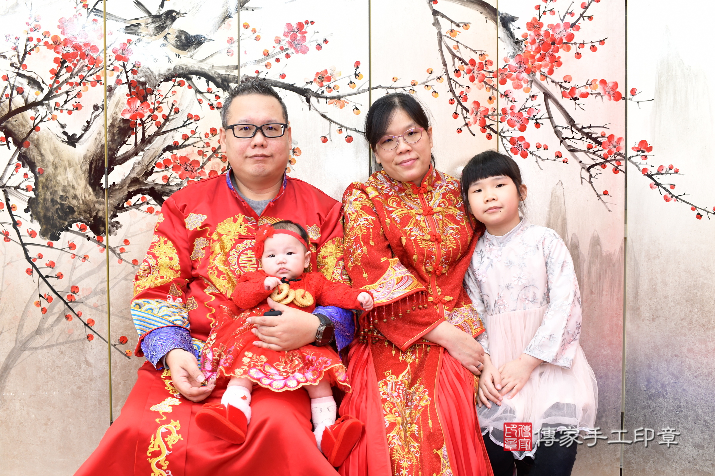 新北市永和區恬恬寶寶收涎推薦：傳家新北店收涎中國風會場，嬰兒古禮收涎收口水流程儀式、收涎吉祥話、收涎餅乾、收涎拍照。收涎證書。2025.1.26，照片6