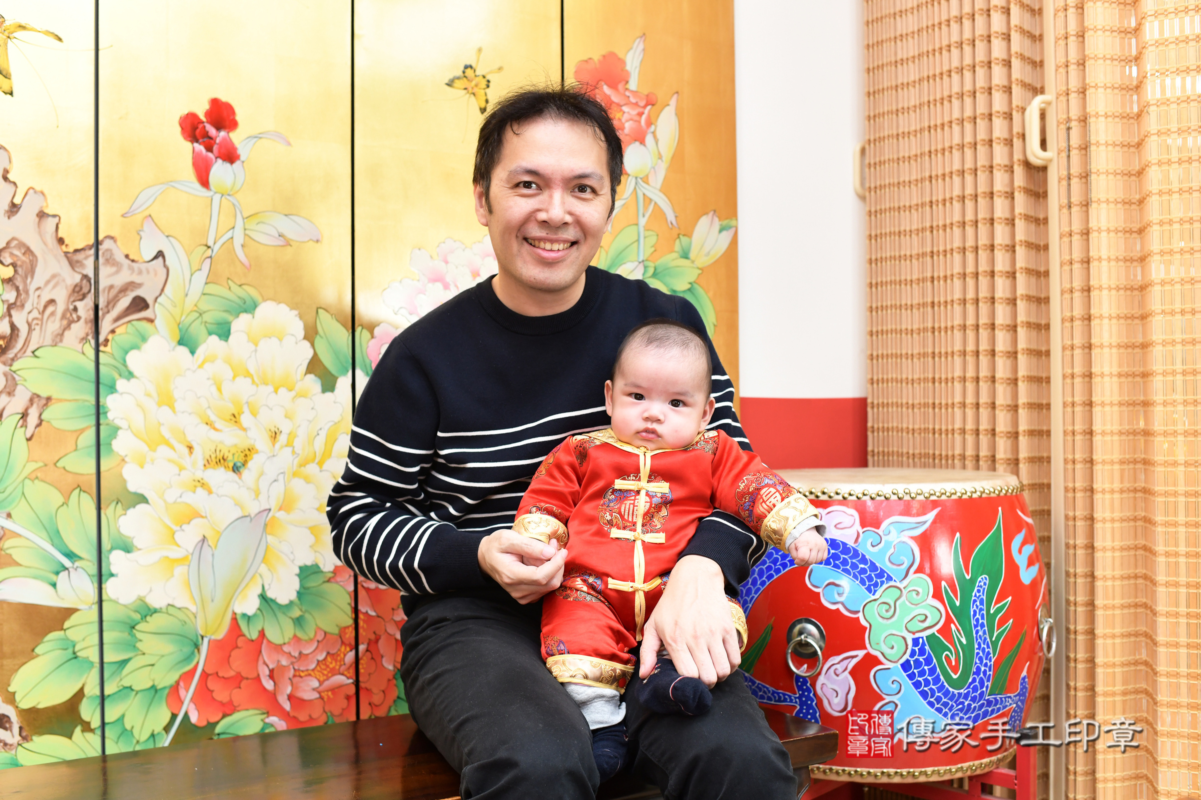 台北市大同區翔翔寶寶收涎推薦：傳家台北店收涎中國風會場，嬰兒古禮收涎收口水流程儀式、收涎吉祥話、收涎餅乾、收涎拍照。收涎證書。2025.2.27，照片5