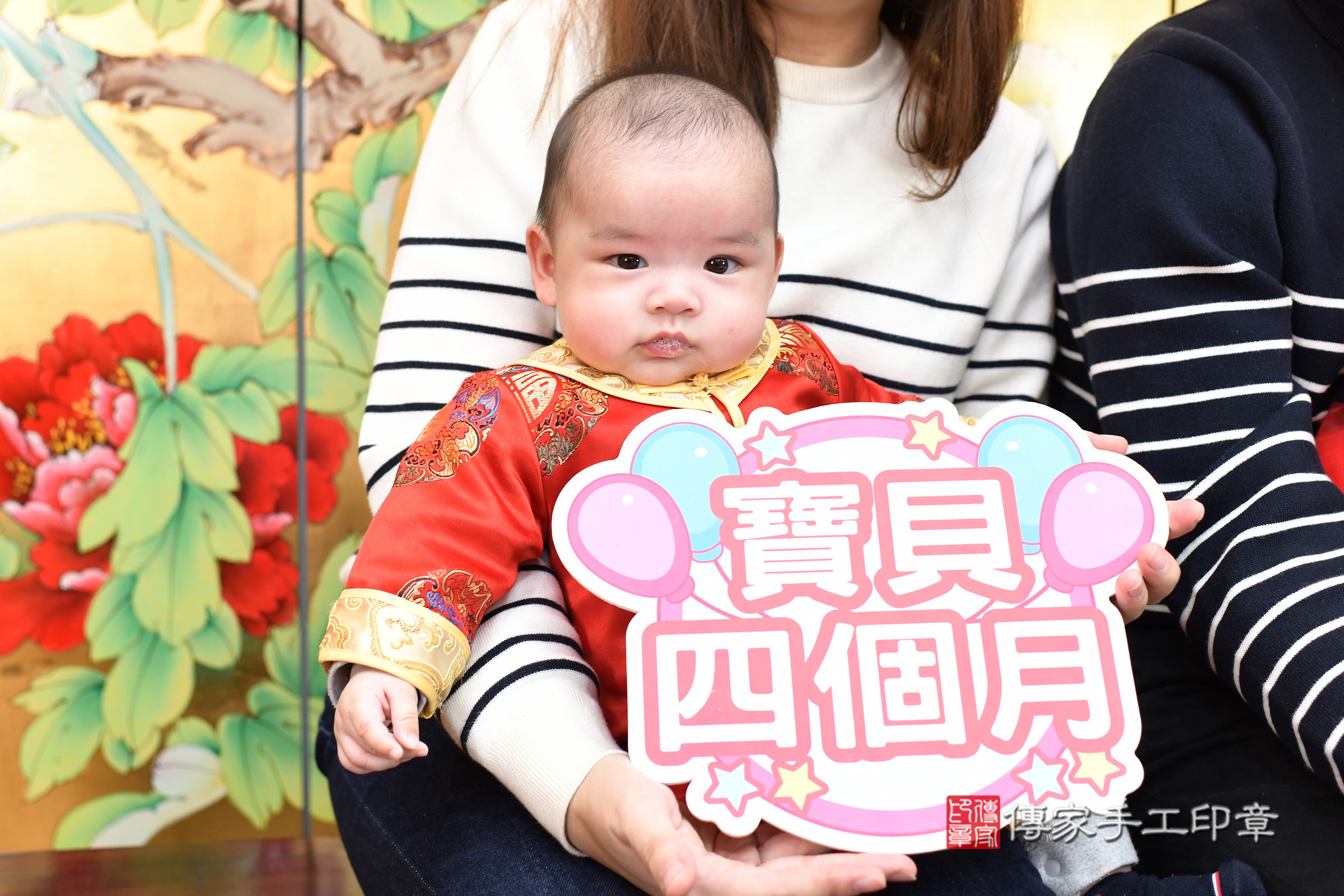 台北市大同區翔翔寶寶收涎推薦：傳家台北店收涎中國風會場，嬰兒古禮收涎收口水流程儀式、收涎吉祥話、收涎餅乾、收涎拍照。收涎證書。2025.2.27，照片1