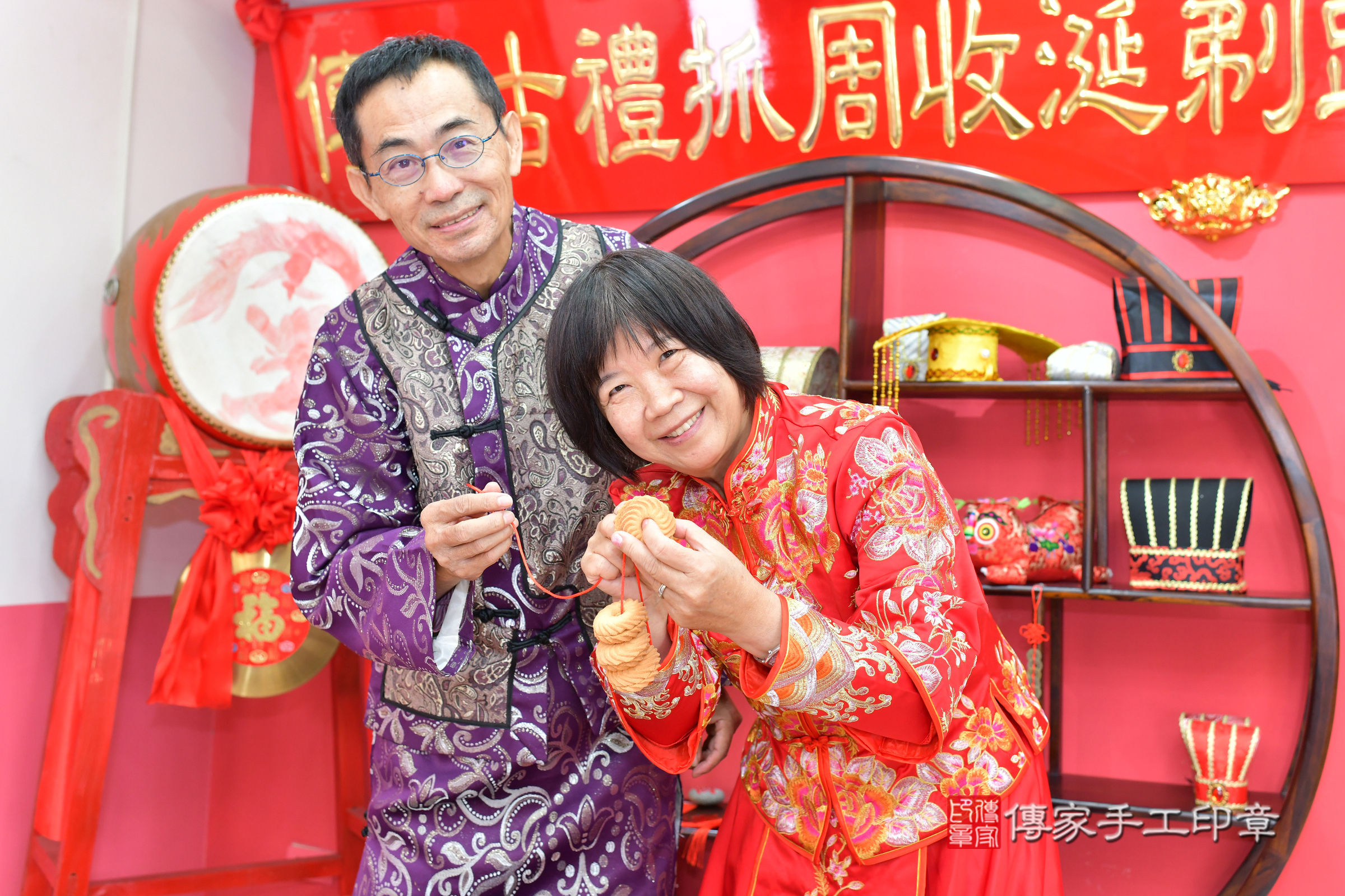 台中市北區樂樂寶寶收涎推薦：傳家台中店收涎中國風會場，嬰兒古禮收涎收口水流程儀式、收涎吉祥話、收涎餅乾、收涎拍照。收涎證書。2024.12.9，照片16