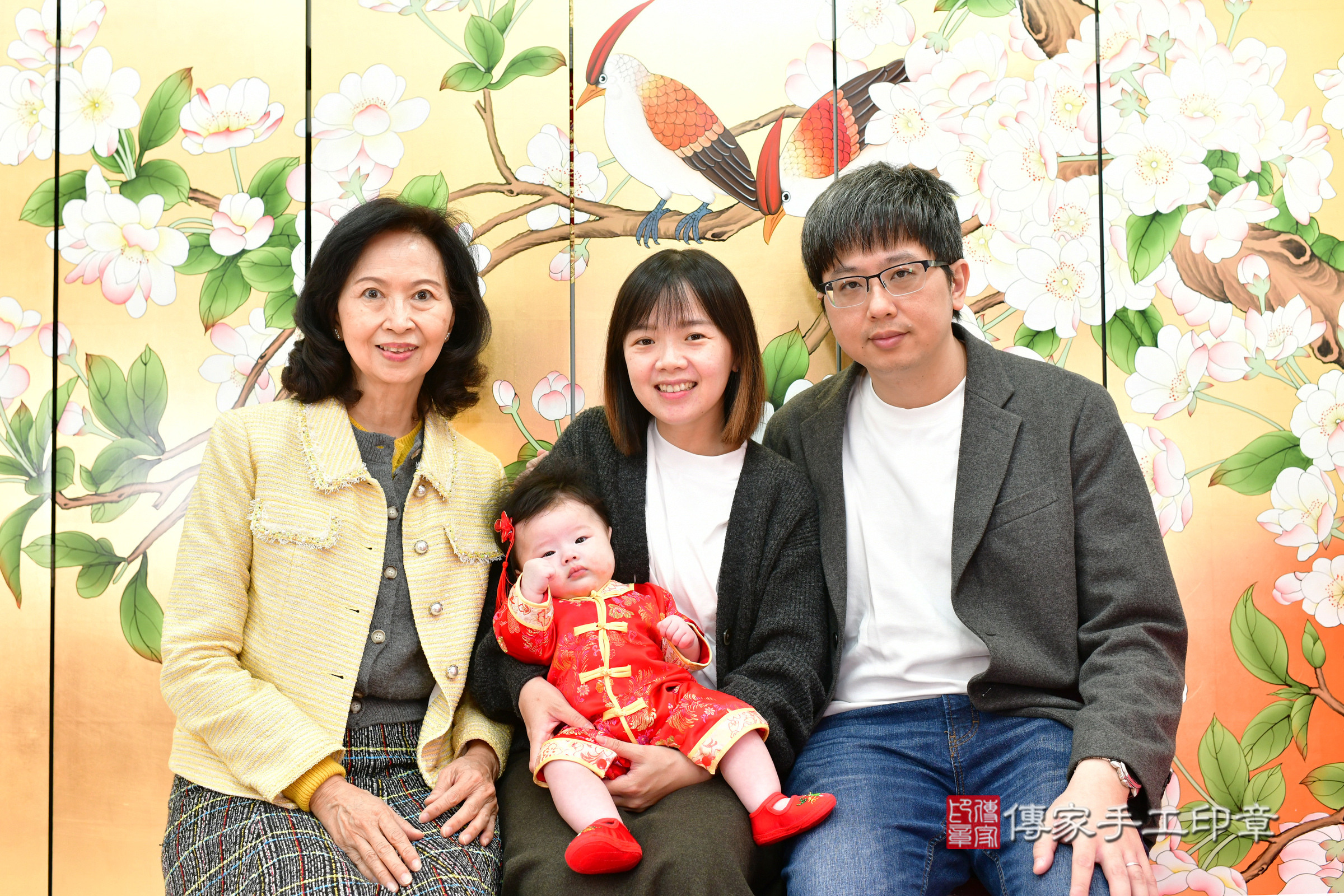 台中市北區珽珽寶寶收涎推薦：傳家台中店收涎中國風會場，嬰兒古禮收涎收口水流程儀式、收涎吉祥話、收涎餅乾、收涎拍照。收涎證書。2024.12.18，照片4