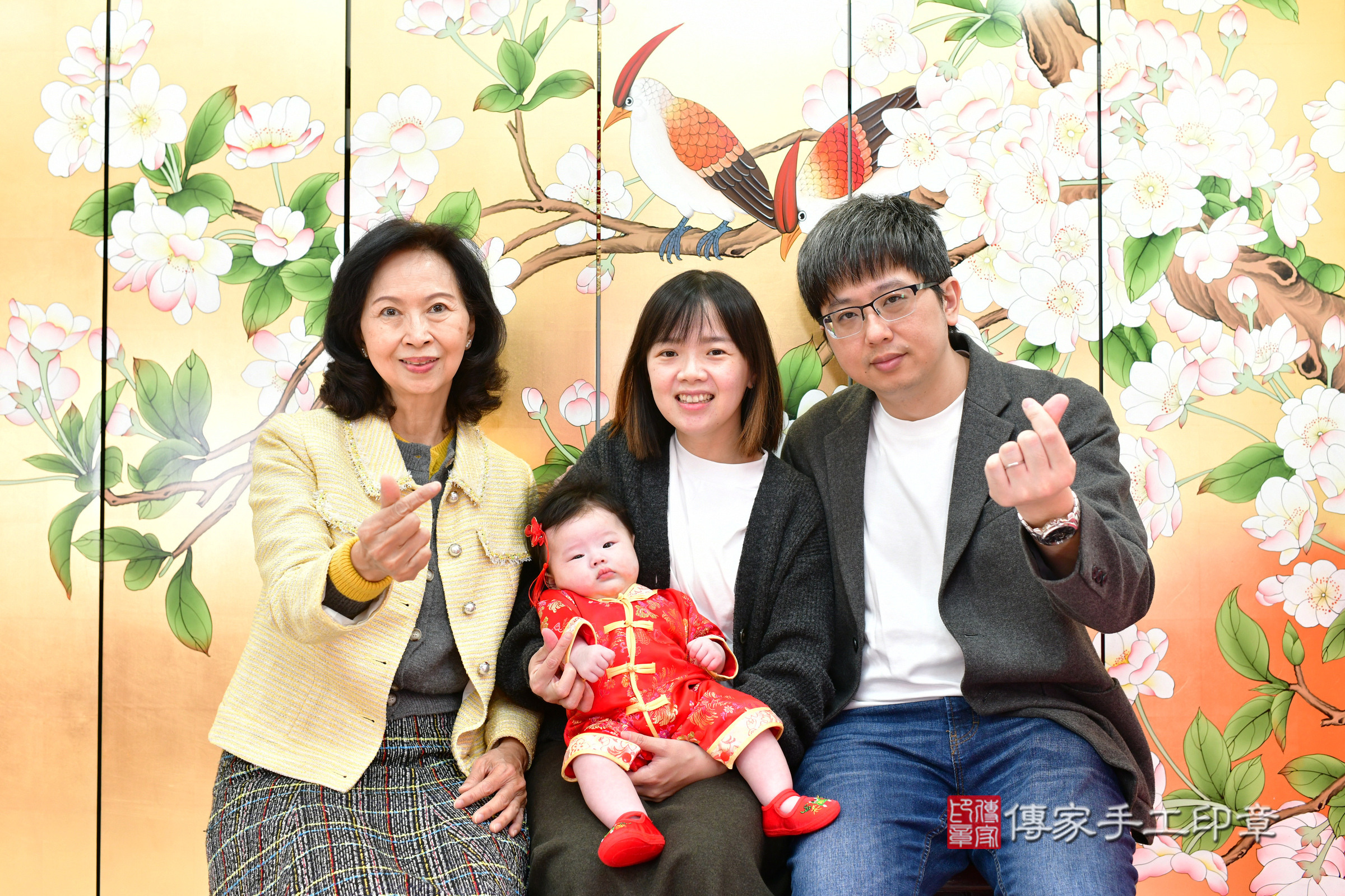 台中市北區珽珽寶寶收涎推薦：傳家台中店收涎中國風會場，嬰兒古禮收涎收口水流程儀式、收涎吉祥話、收涎餅乾、收涎拍照。收涎證書。2024.12.18，照片2