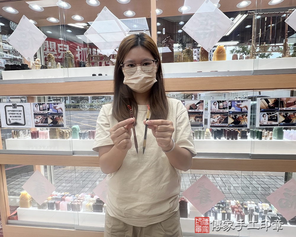 顧客滿意推薦開運胎毛筆-新竹縣芎林鄉-吳小姐2025.04.28